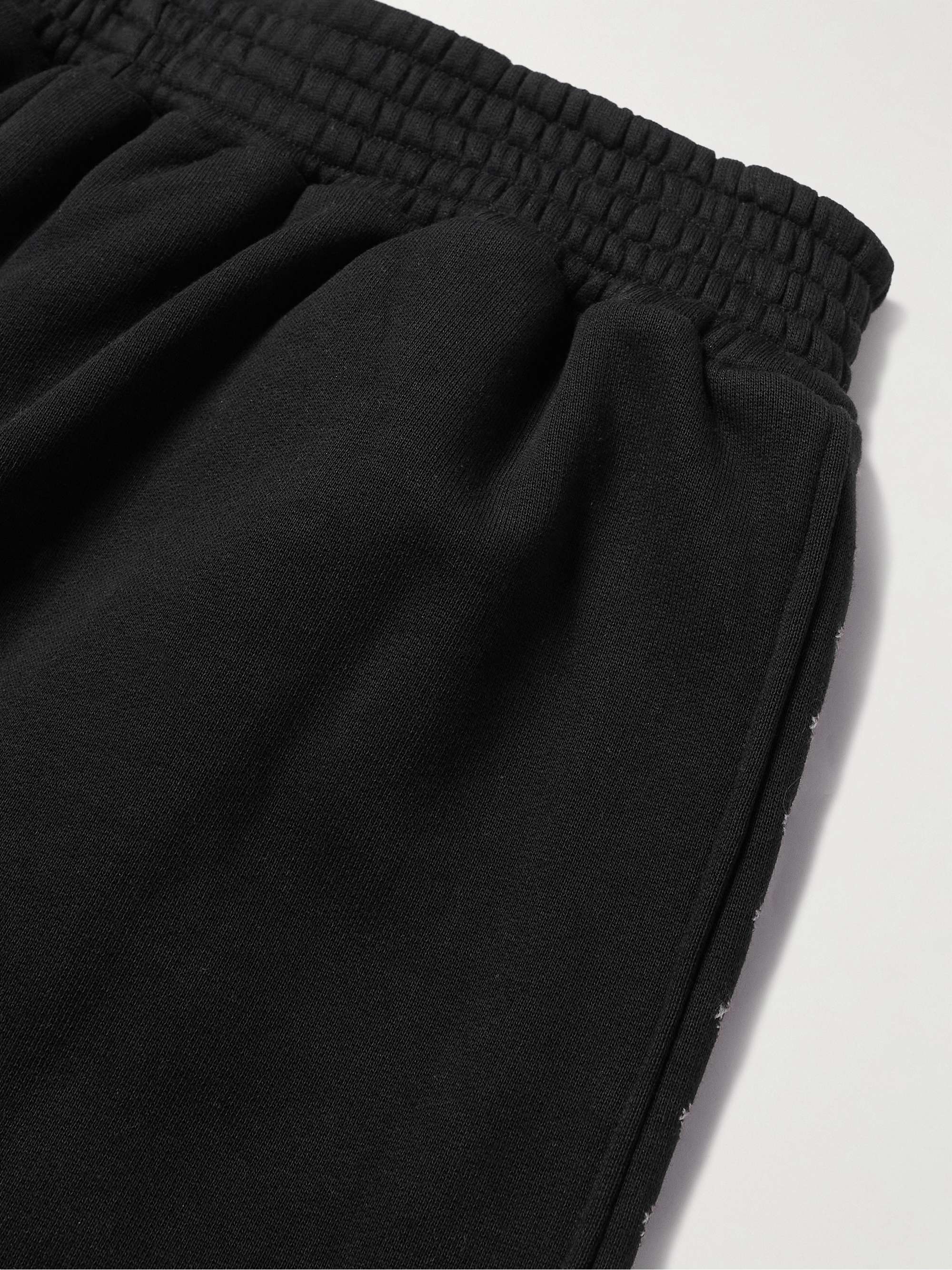 ADISH Tapered Logo-Embroidered Cotton-Jersey Sweatpants