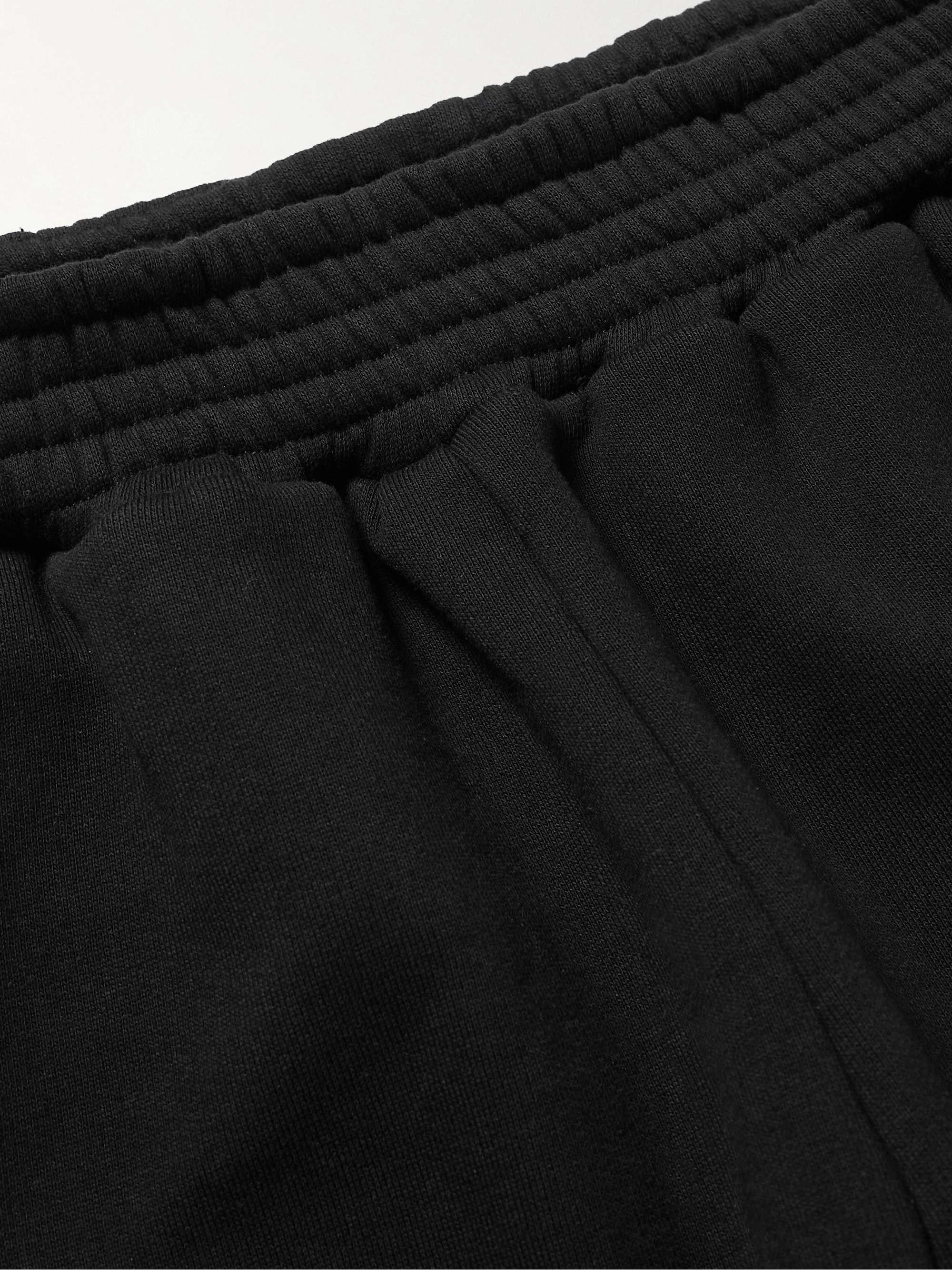 ADISH Tapered Logo-Embroidered Cotton-Jersey Sweatpants
