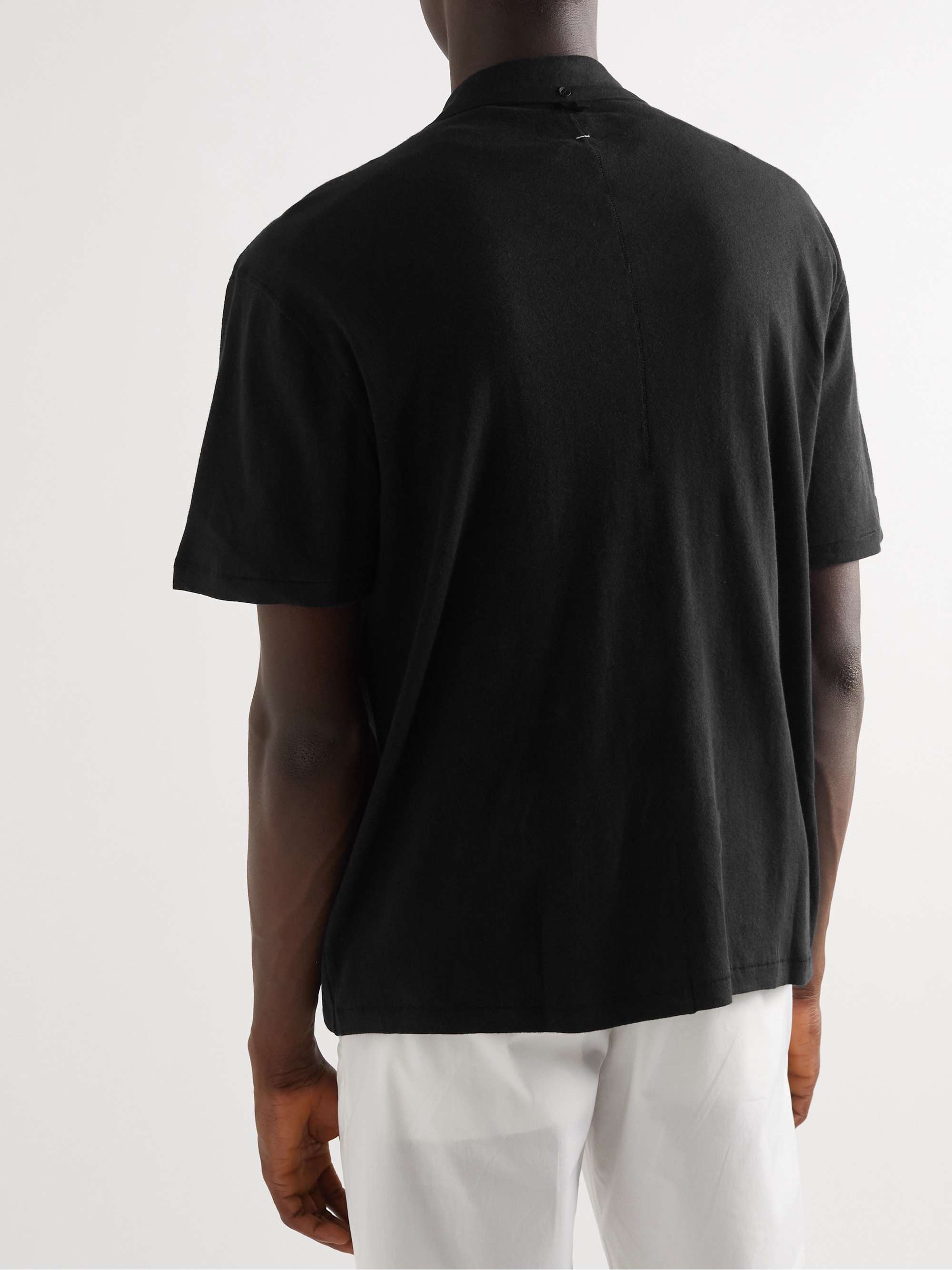 RAG & BONE Avery Camp-Collar Linen and Cotton-Blend Shirt