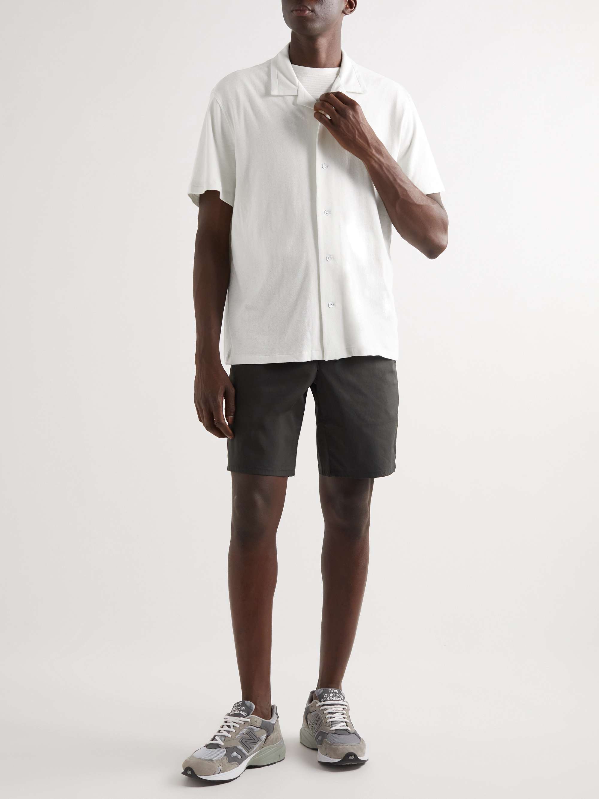 RAG & BONE Avery Camp-Collar Linen and Cotton-Blend Shirt