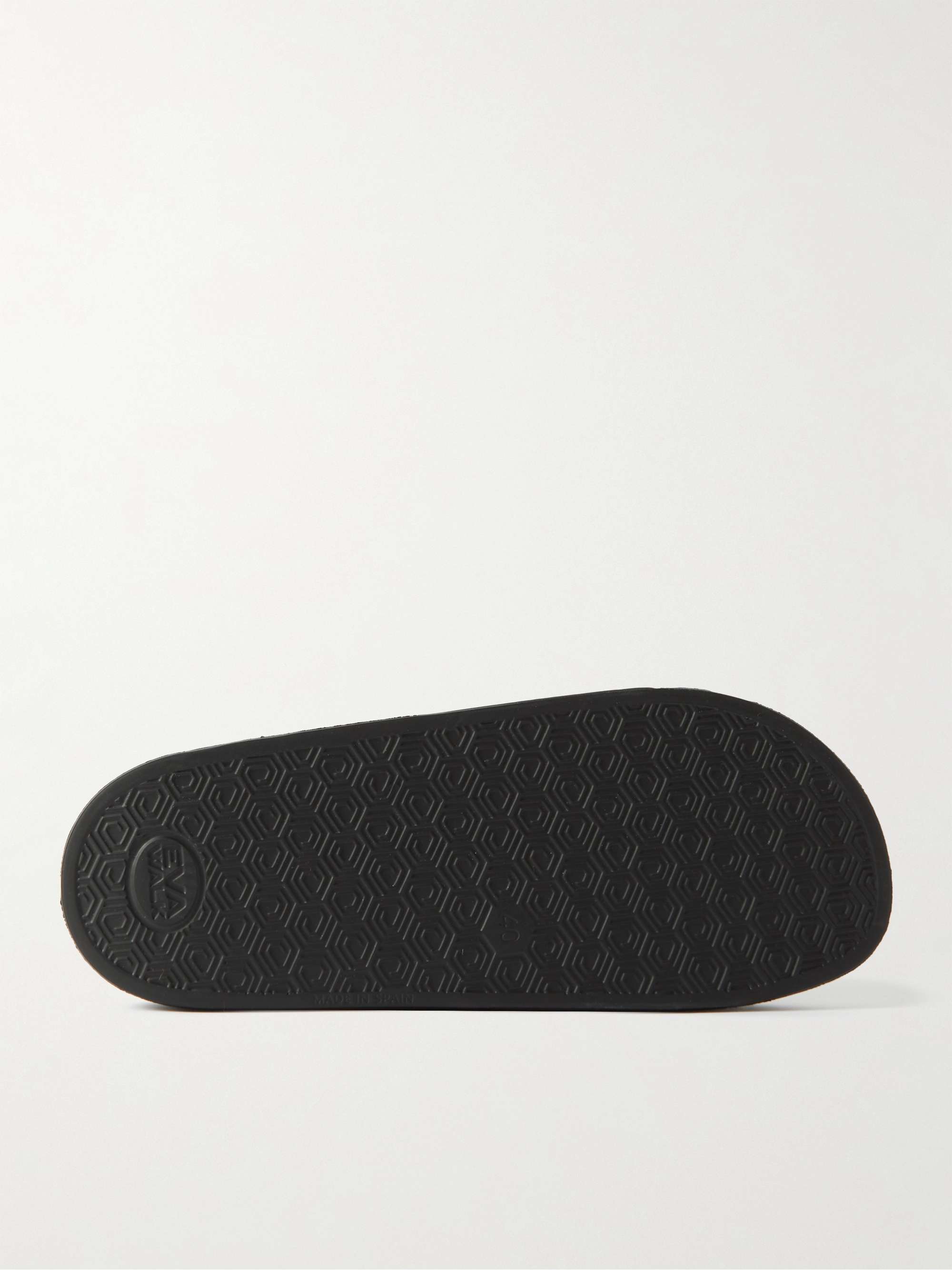 JW ANDERSON Logo-Print Leather Slides for Men | MR PORTER