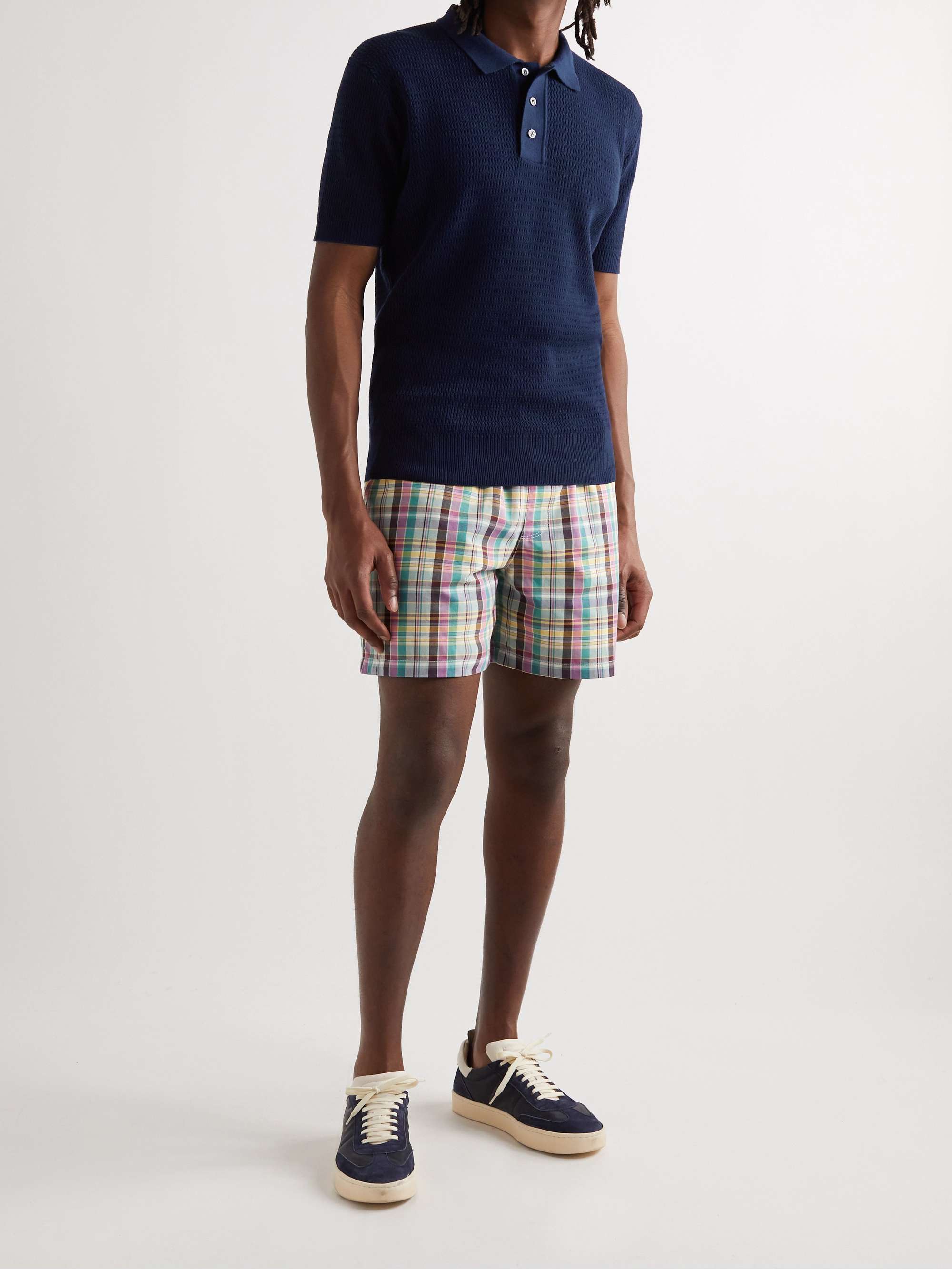 BARACUTA + Noah Knitted Cotton Polo Shirt for Men | MR PORTER