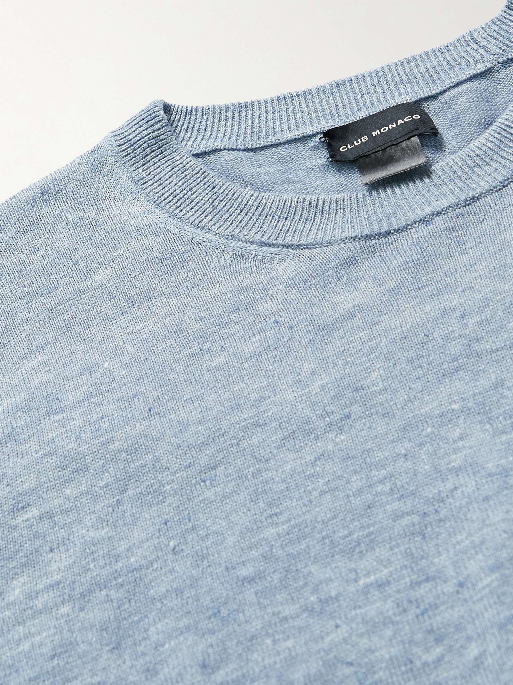 CLUB MONACO Slim-Fit Linen Sweater for Men | MR PORTER