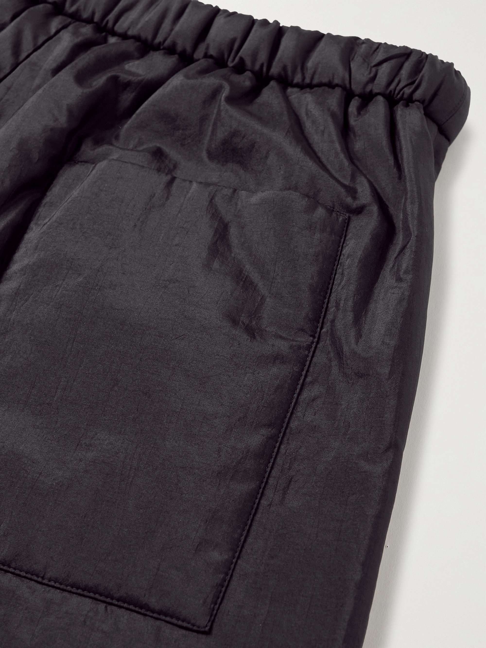 JIL SANDER Wide-Leg Shell Drawstring Shorts