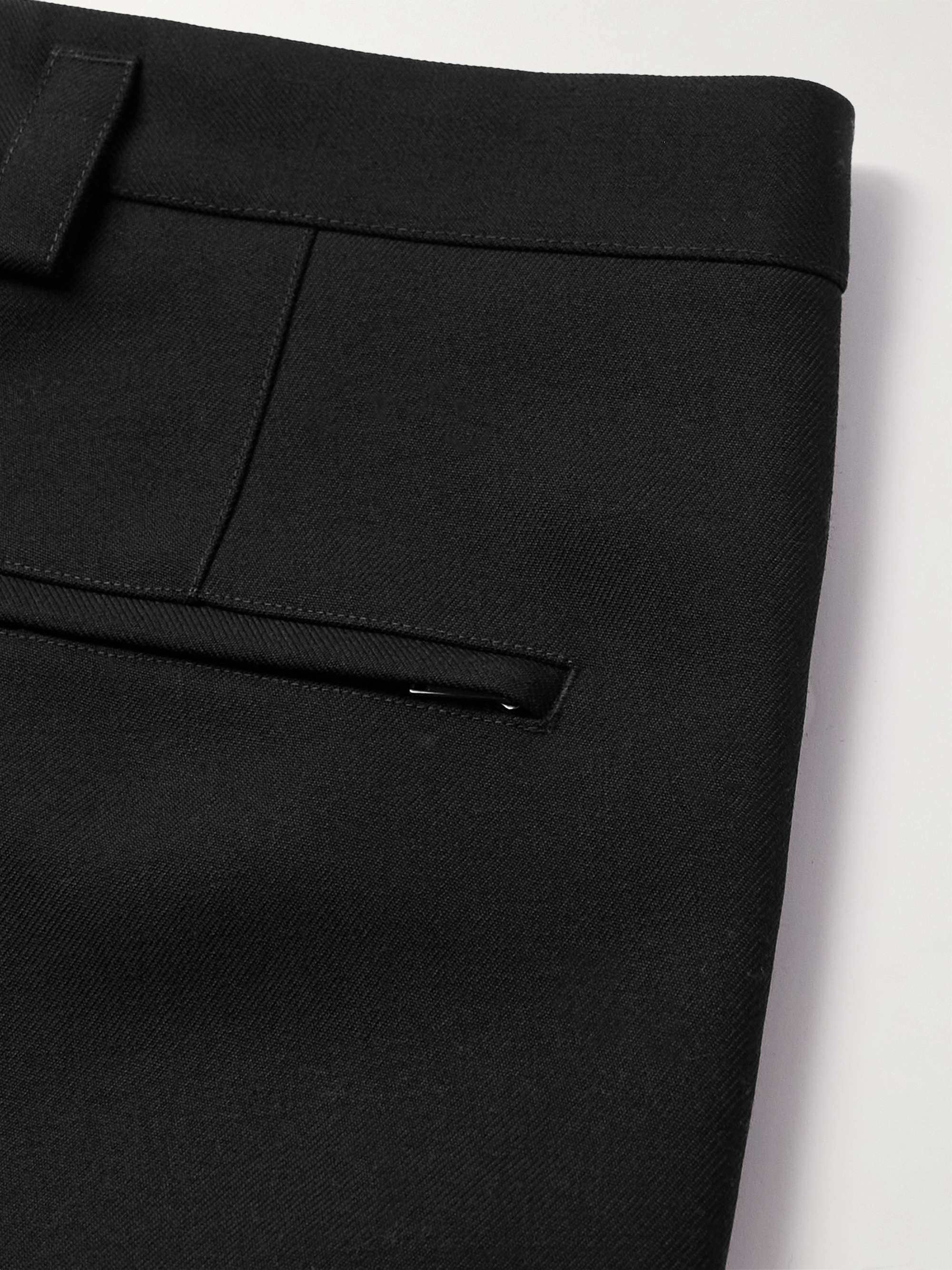 JIL SANDER Straight-Leg Wool-Twill Trousers