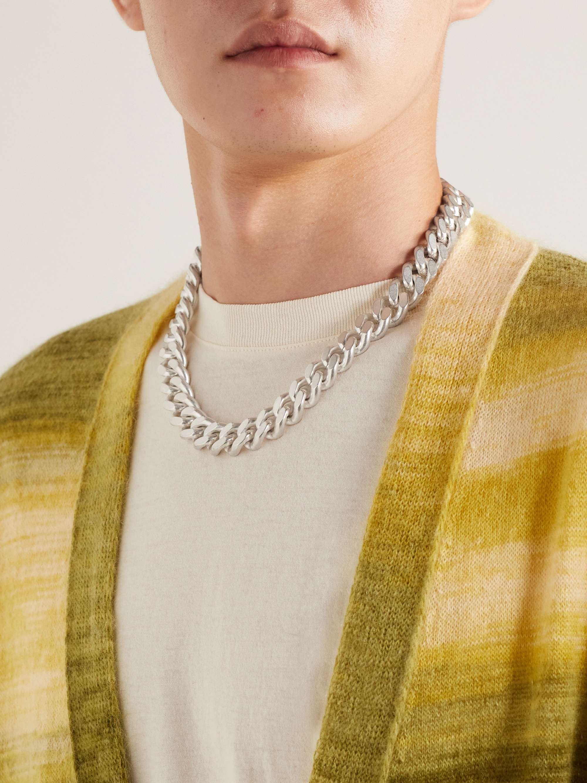 JIL SANDER Silver-Tone Necklace