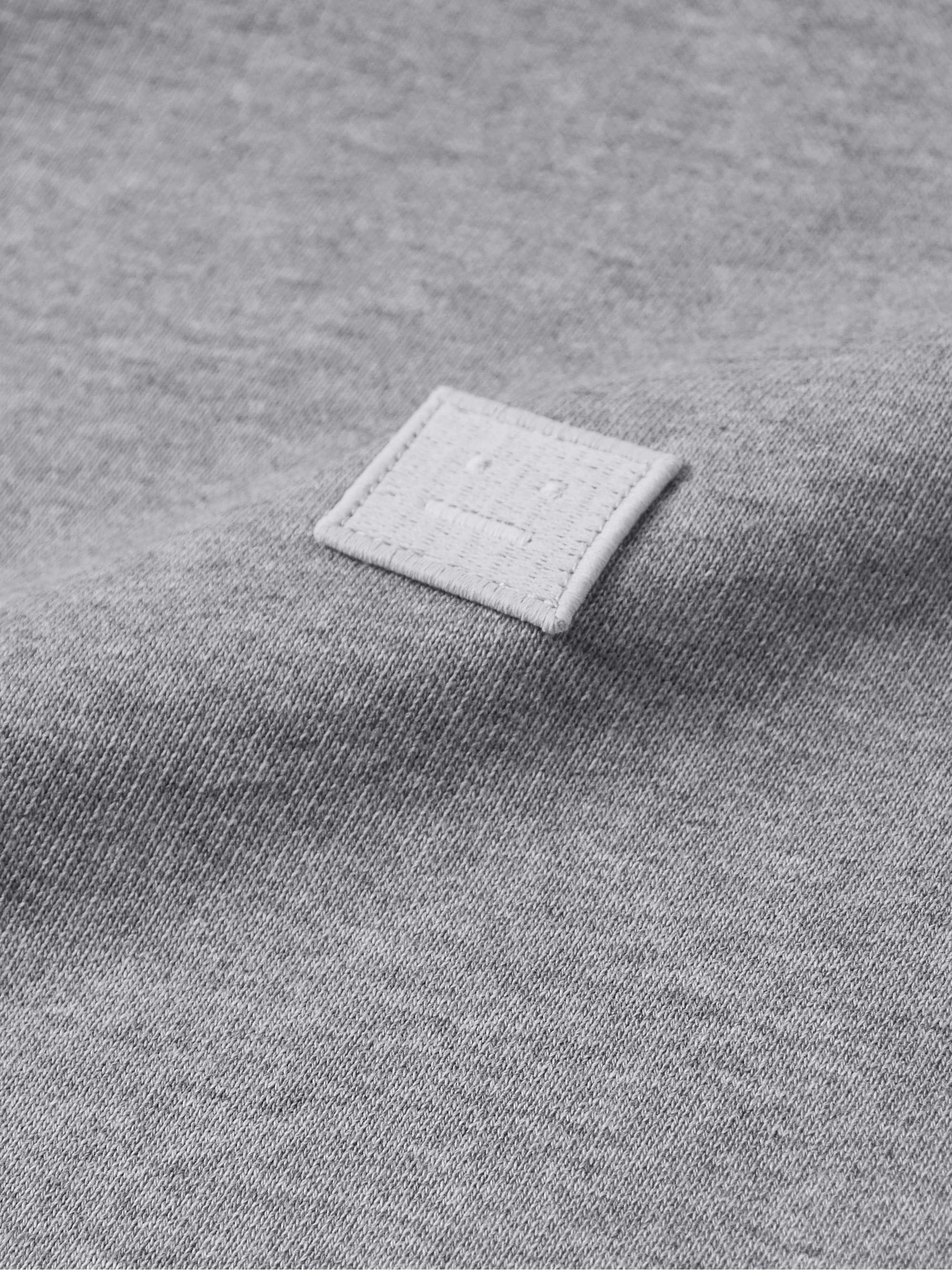 ACNE STUDIOS Fairah Logo-Appliquéd Cotton-Jersey Hoodie