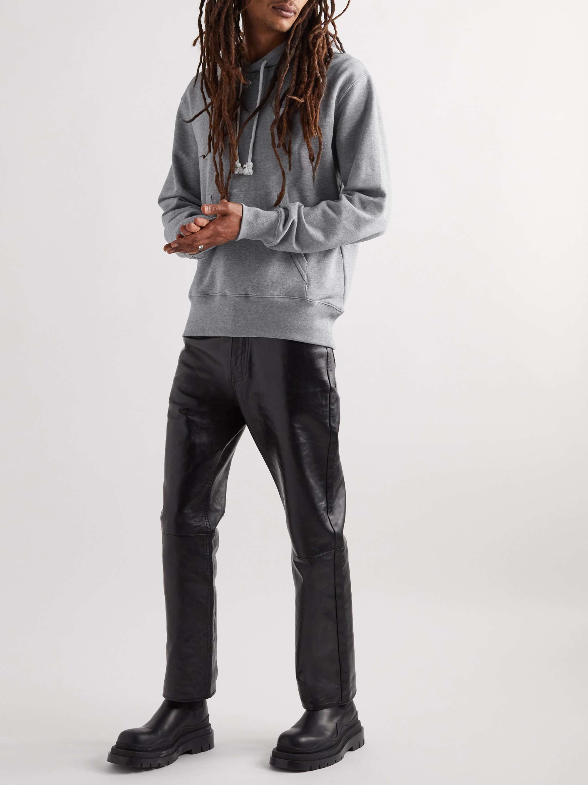 ACNE STUDIOS Fairah Logo-Appliquéd Cotton-Jersey Hoodie