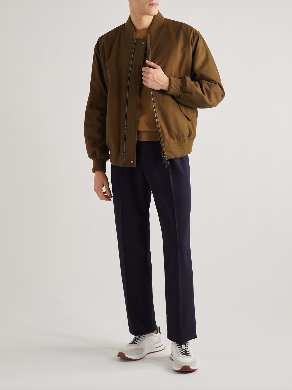 LORO PIANA WISH® VIRGIN WOOL SWEATER