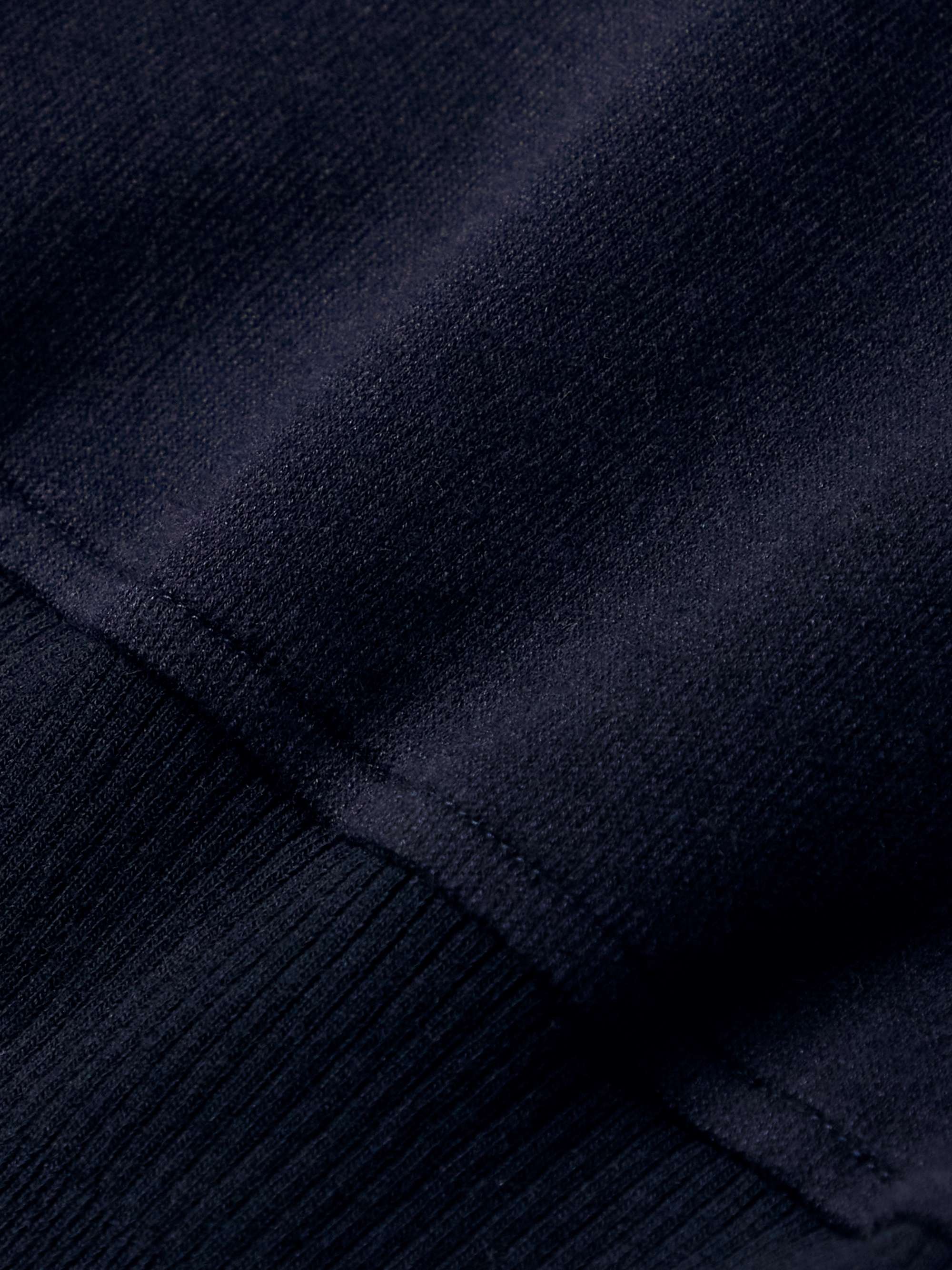 LORO PIANA Whitney Cotton, Silk and Cashmere-Blend Zip-Up Sweatshirt