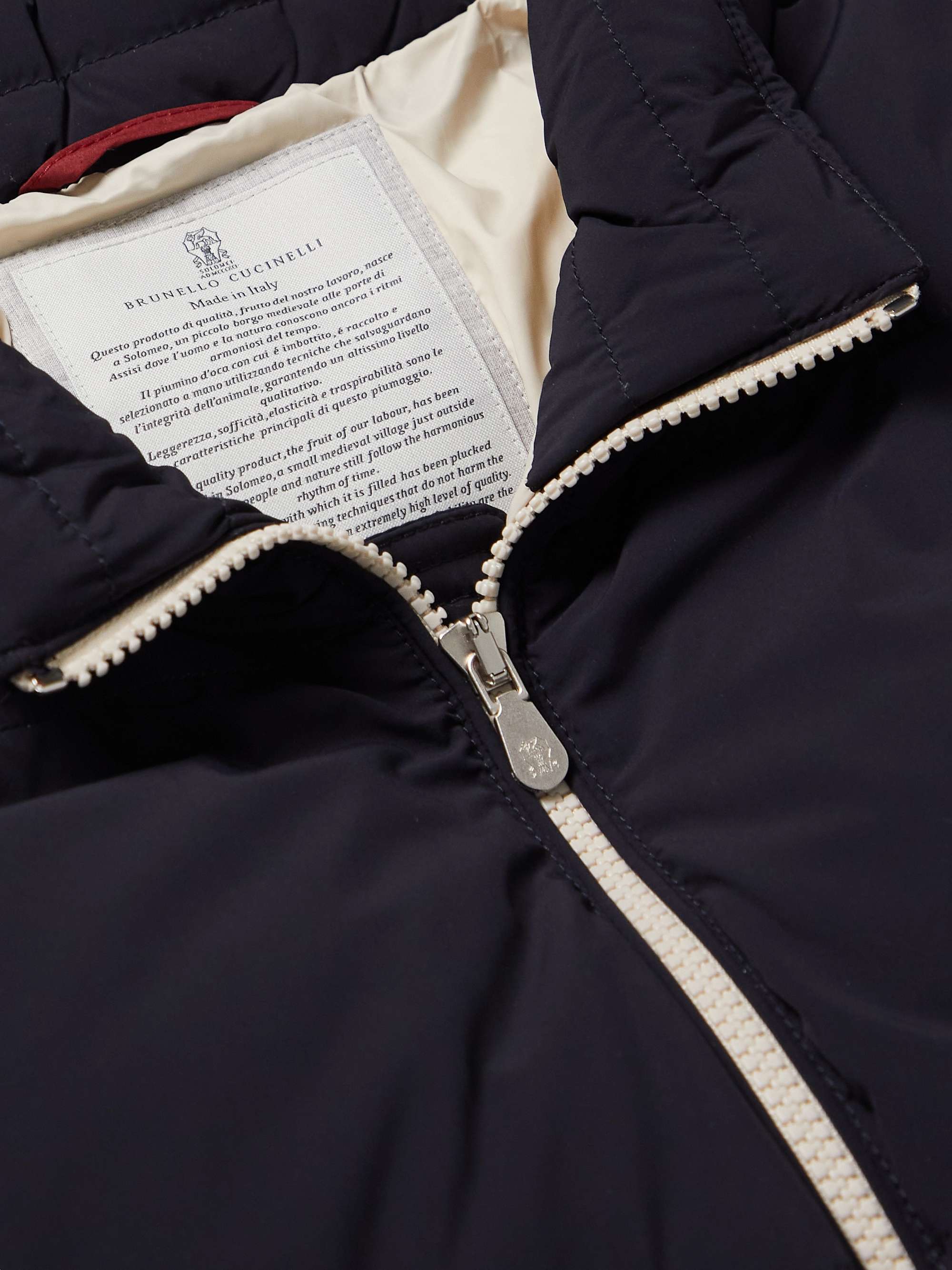 BRUNELLO CUCINELLI Quilted Shell Down Jacket