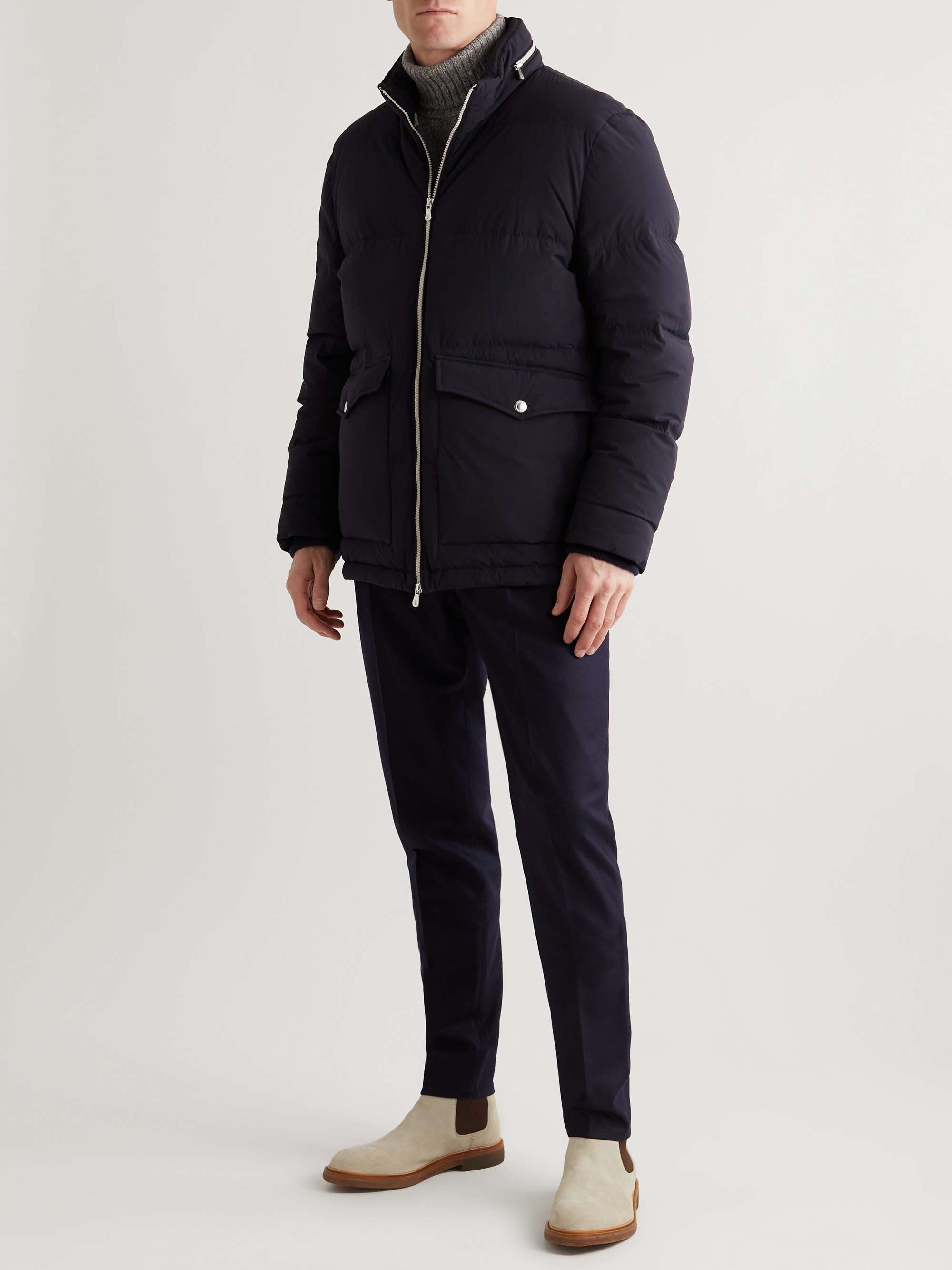 BRUNELLO CUCINELLI Quilted Shell Down Jacket