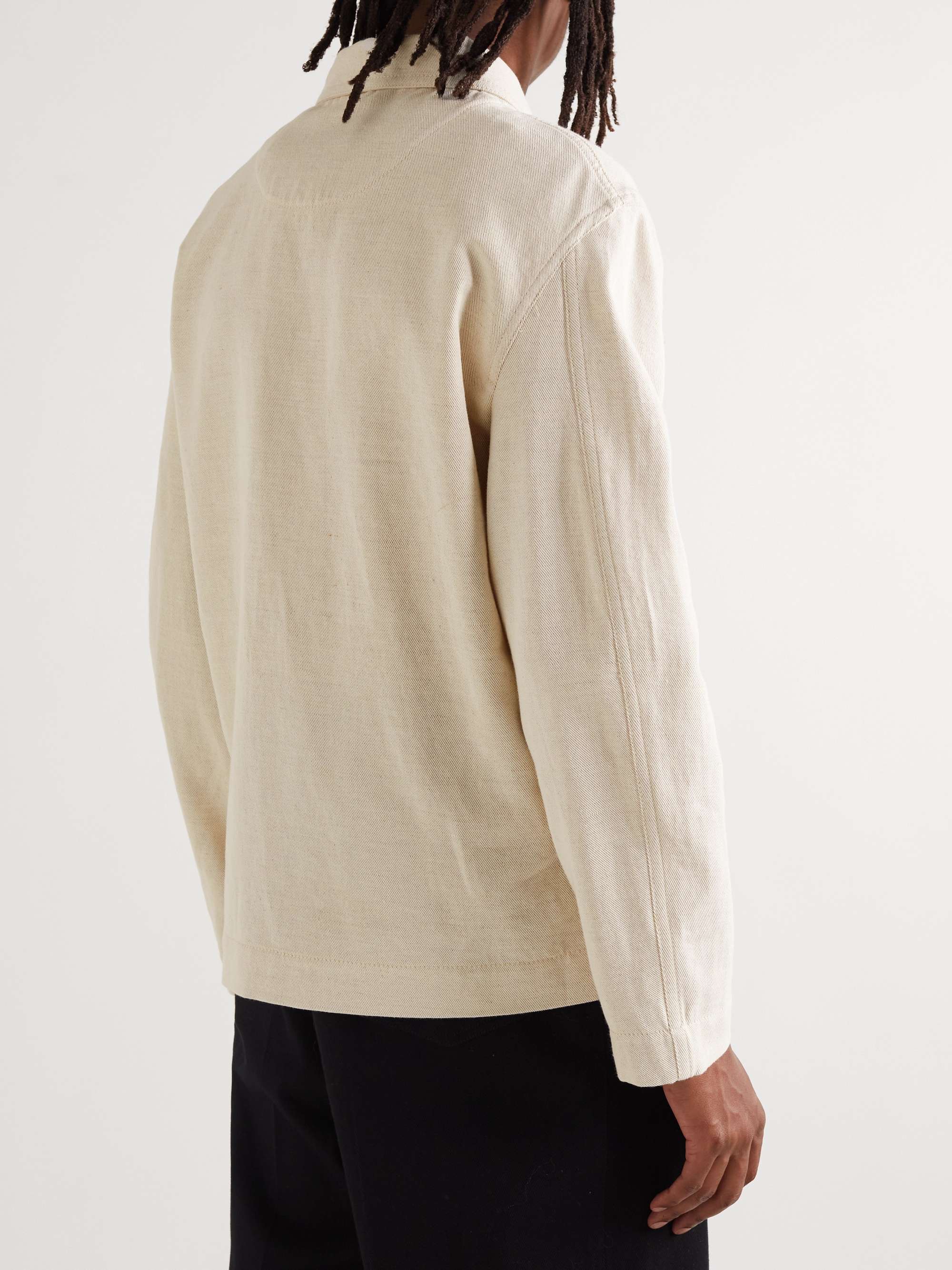 NANUSHKA Saon Cotton and Linen-Blend Twill Jacket