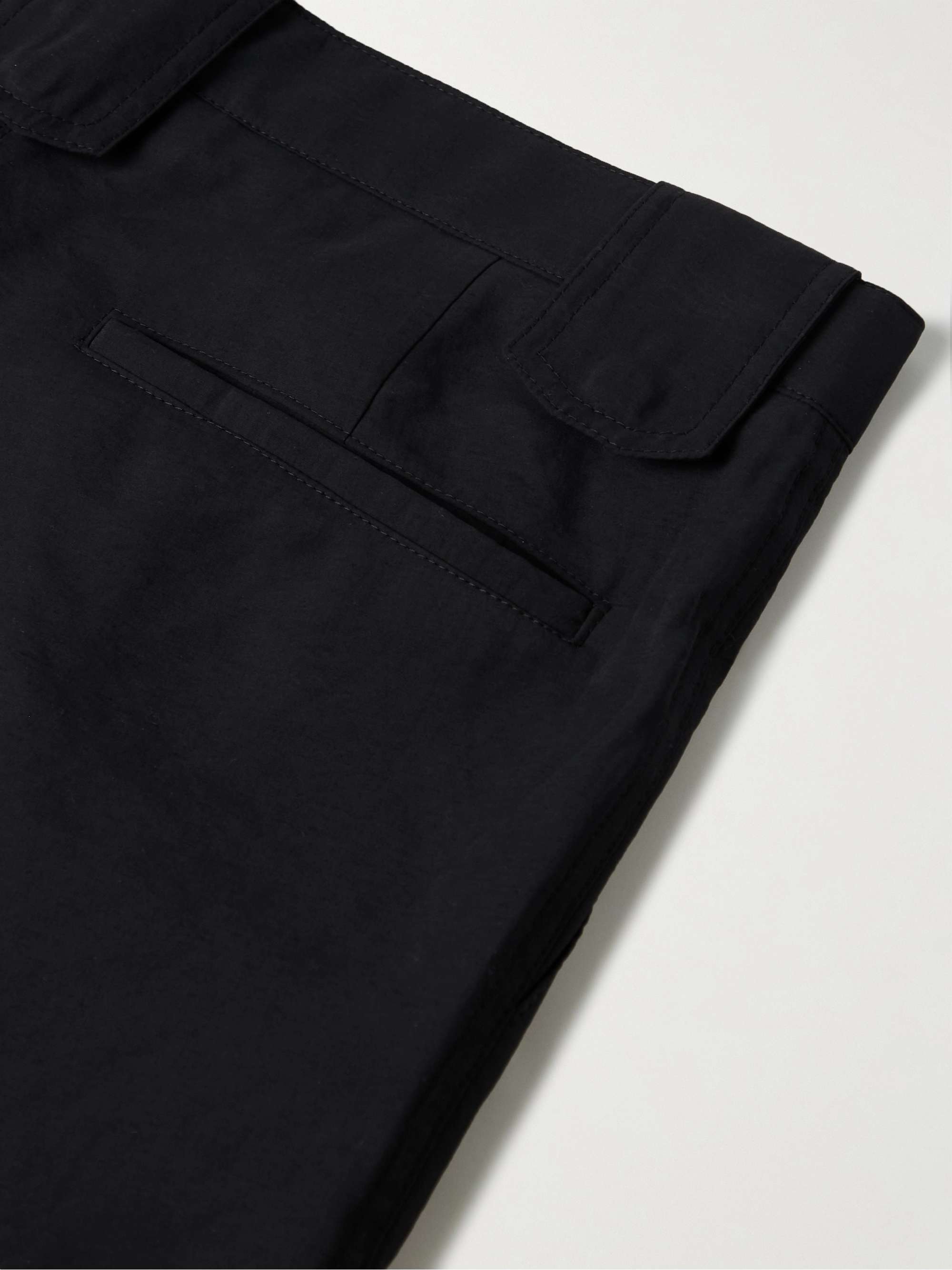 NANUSHKA Mats Slim-Fit Pleated Modal-Blend Trousers