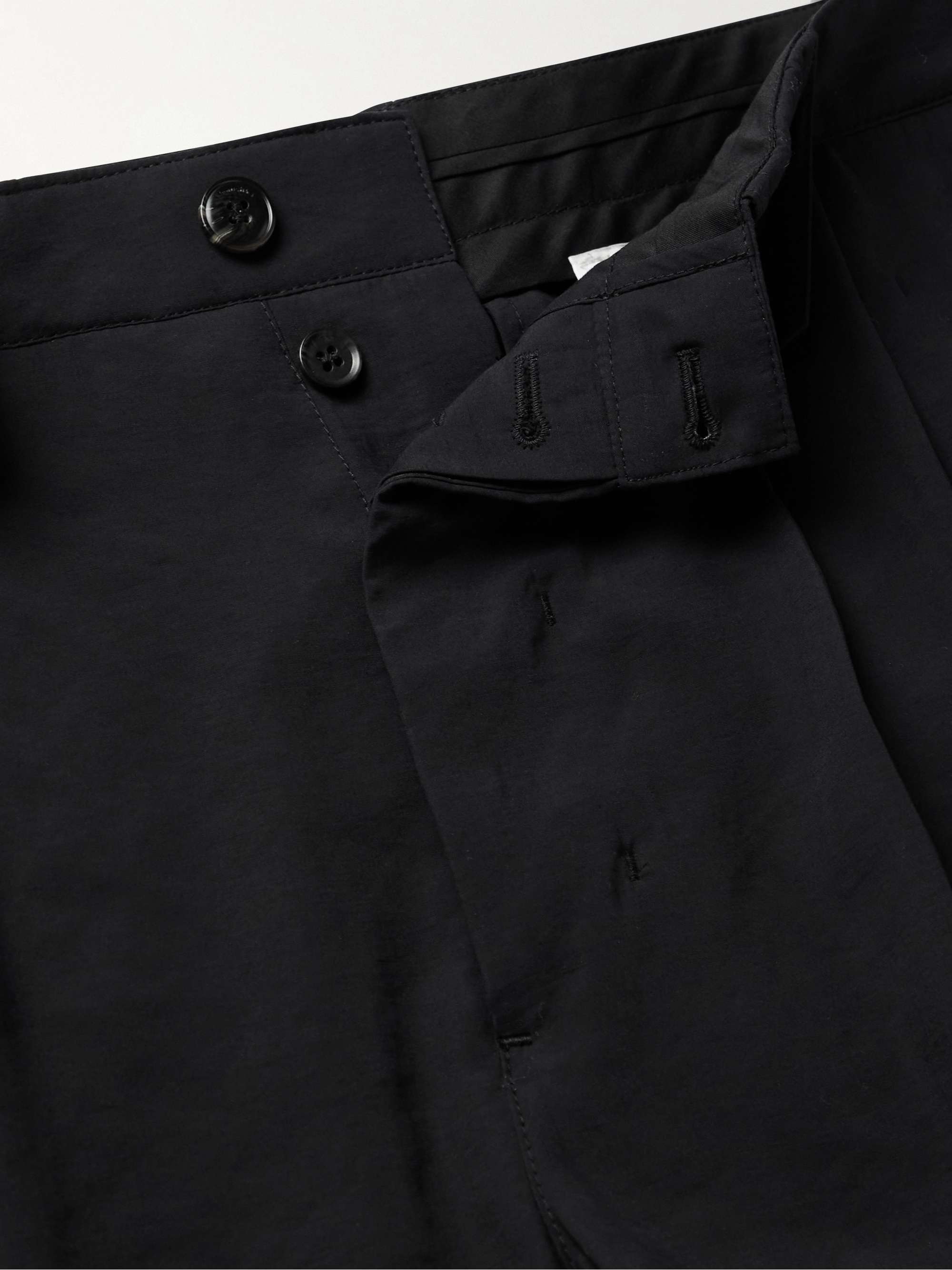 NANUSHKA Mats Slim-Fit Pleated Modal-Blend Trousers