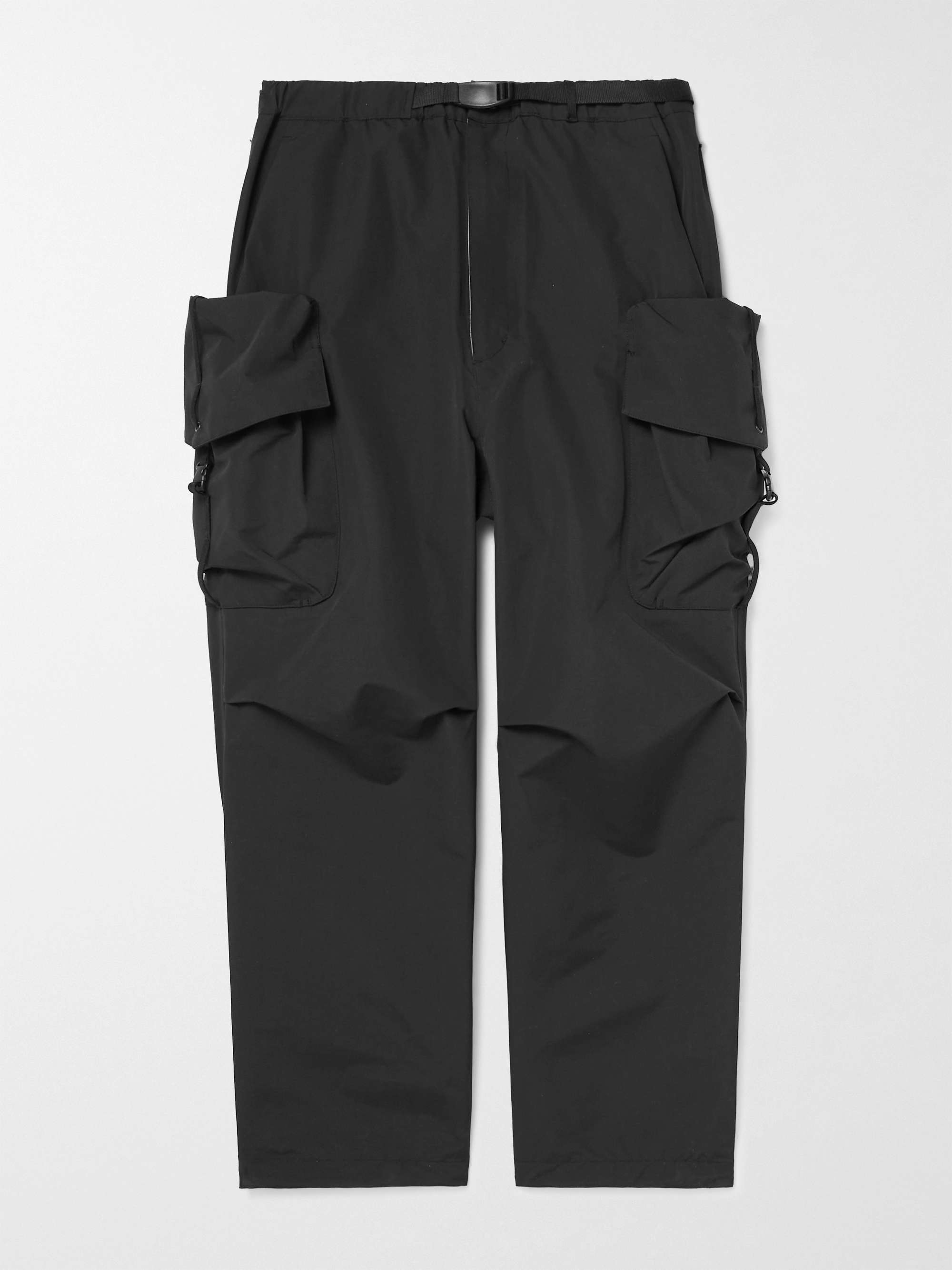 NORBIT BY HIROSHI NOZAWA Straight-Leg Belted Nylon Cargo Pants for Men