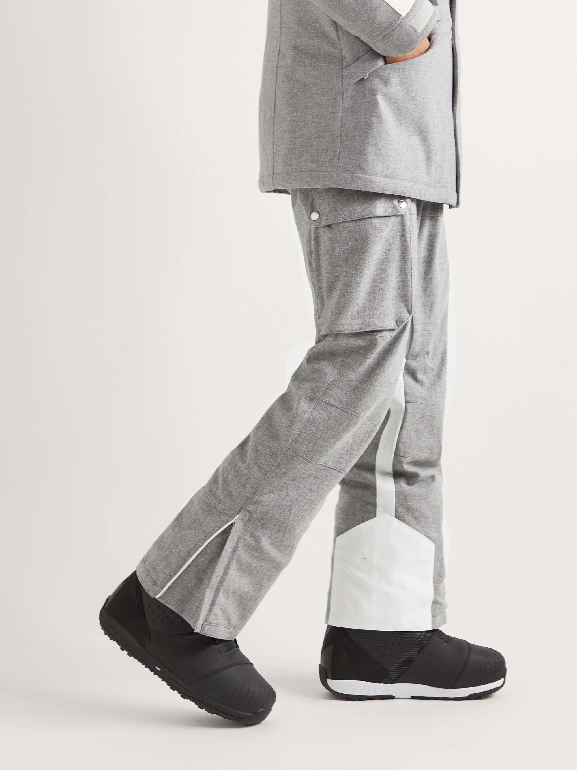 BRUNELLO CUCINELLI Shell-Trimmed Wool, Silk and Cashmere-Blend Ski Pants