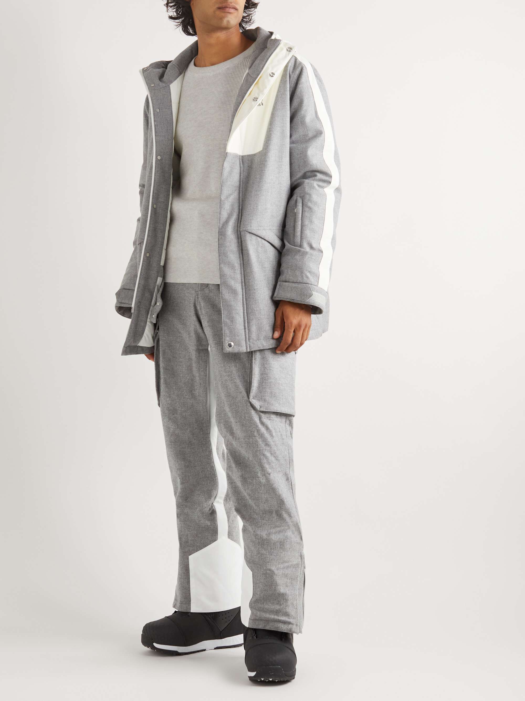 BRUNELLO CUCINELLI Shell-Trimmed Wool, Silk and Cashmere-Blend Ski Pants