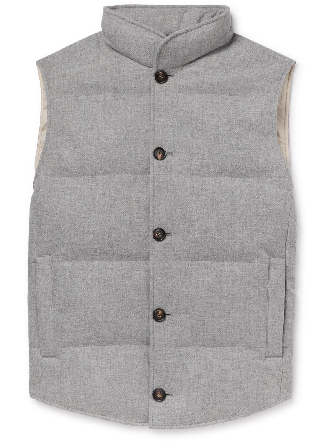 Quilted Wool Down Gilet
