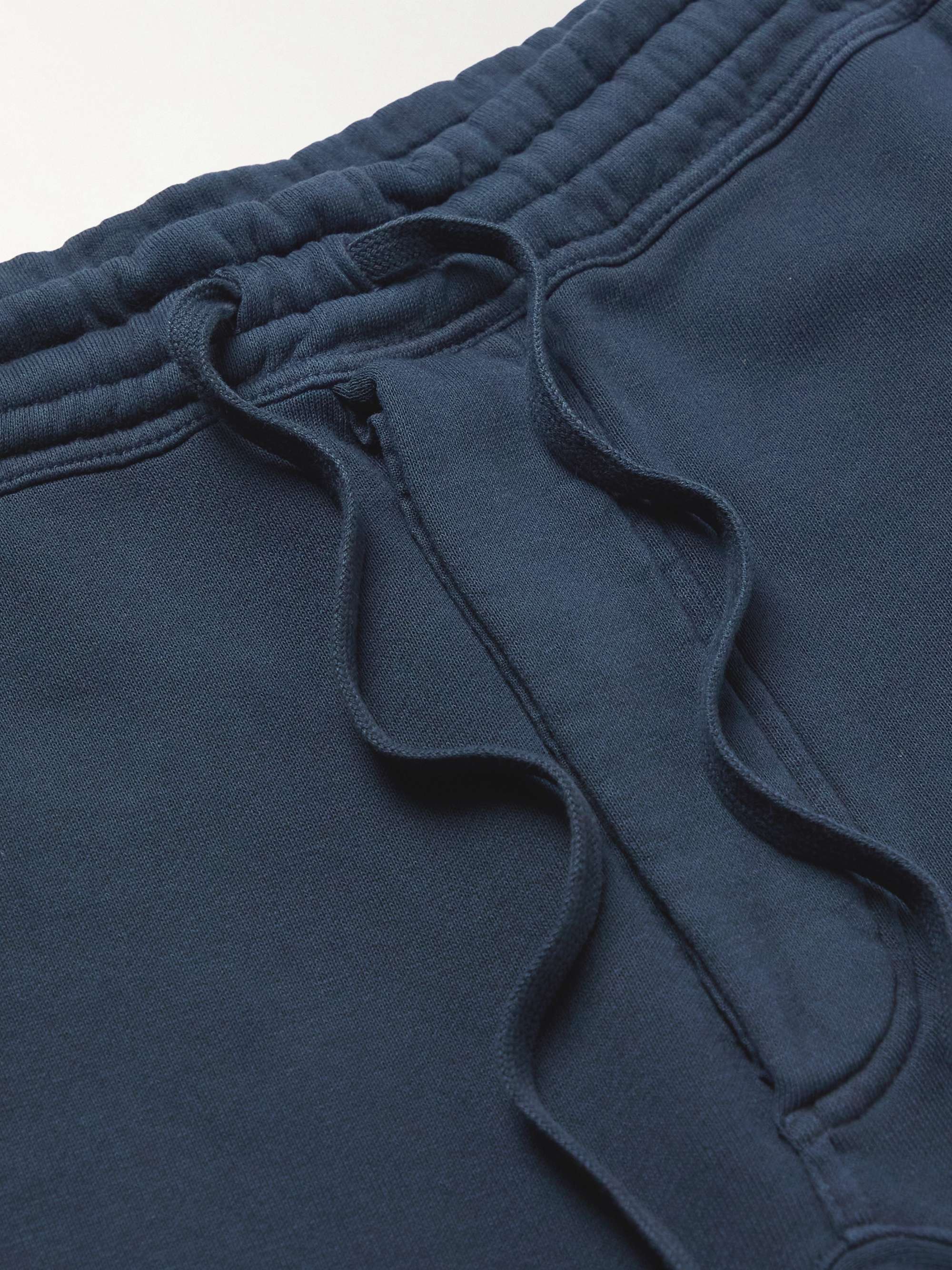 TOM FORD Tapered Garment-Dyed Cotton-Jersey Sweatpants