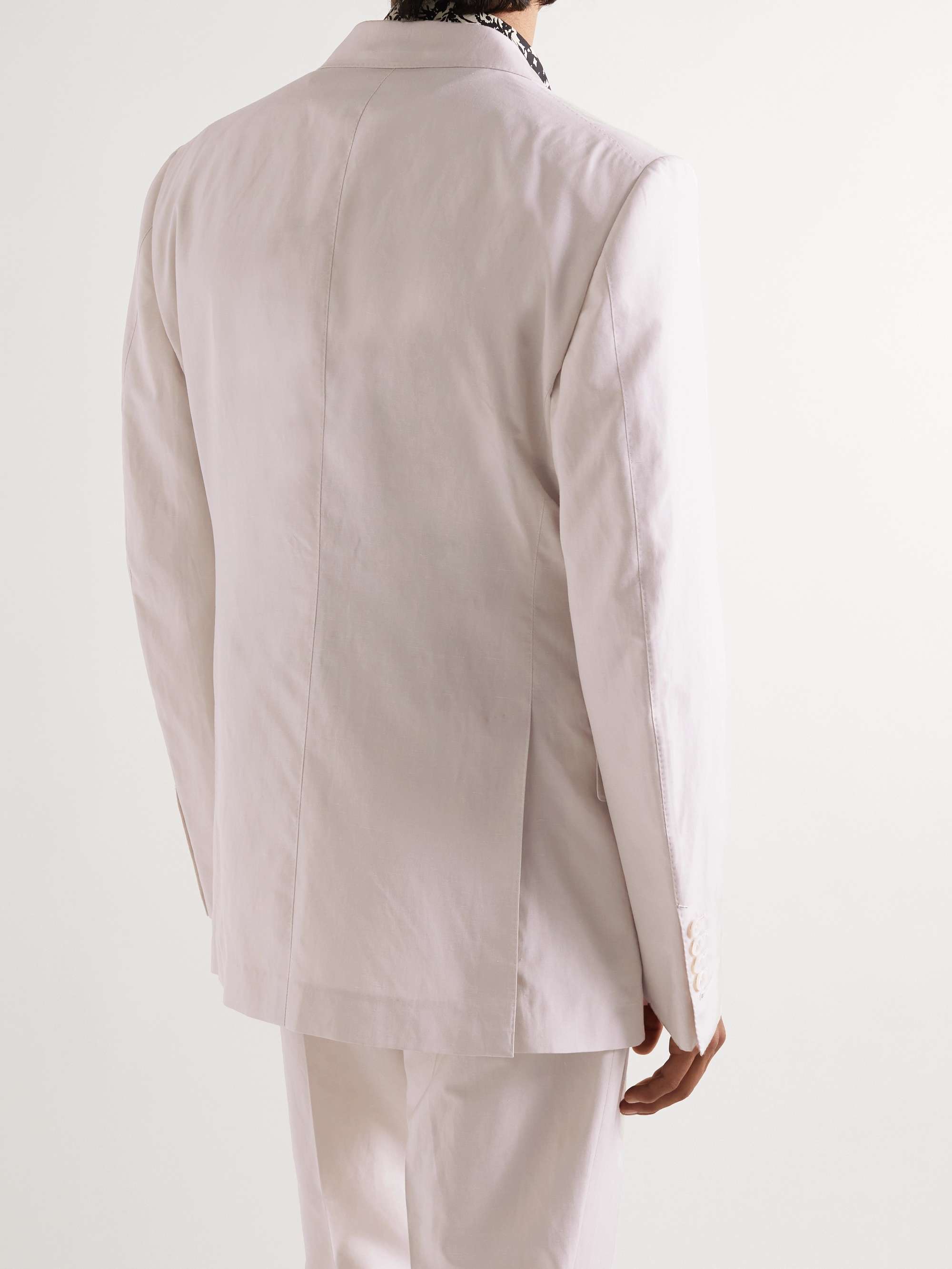 TOM FORD Silk, Linen and Wool-Blend Suit Jacket