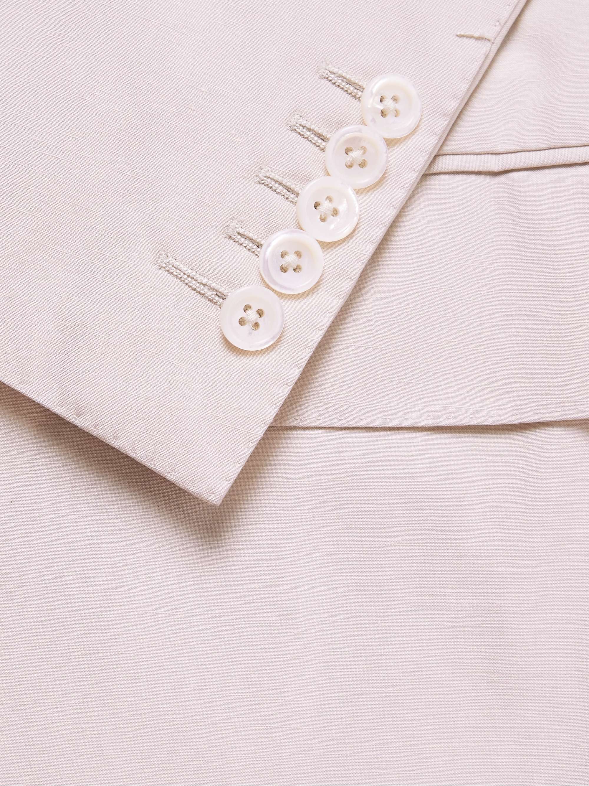 TOM FORD Silk, Linen and Wool-Blend Suit Jacket