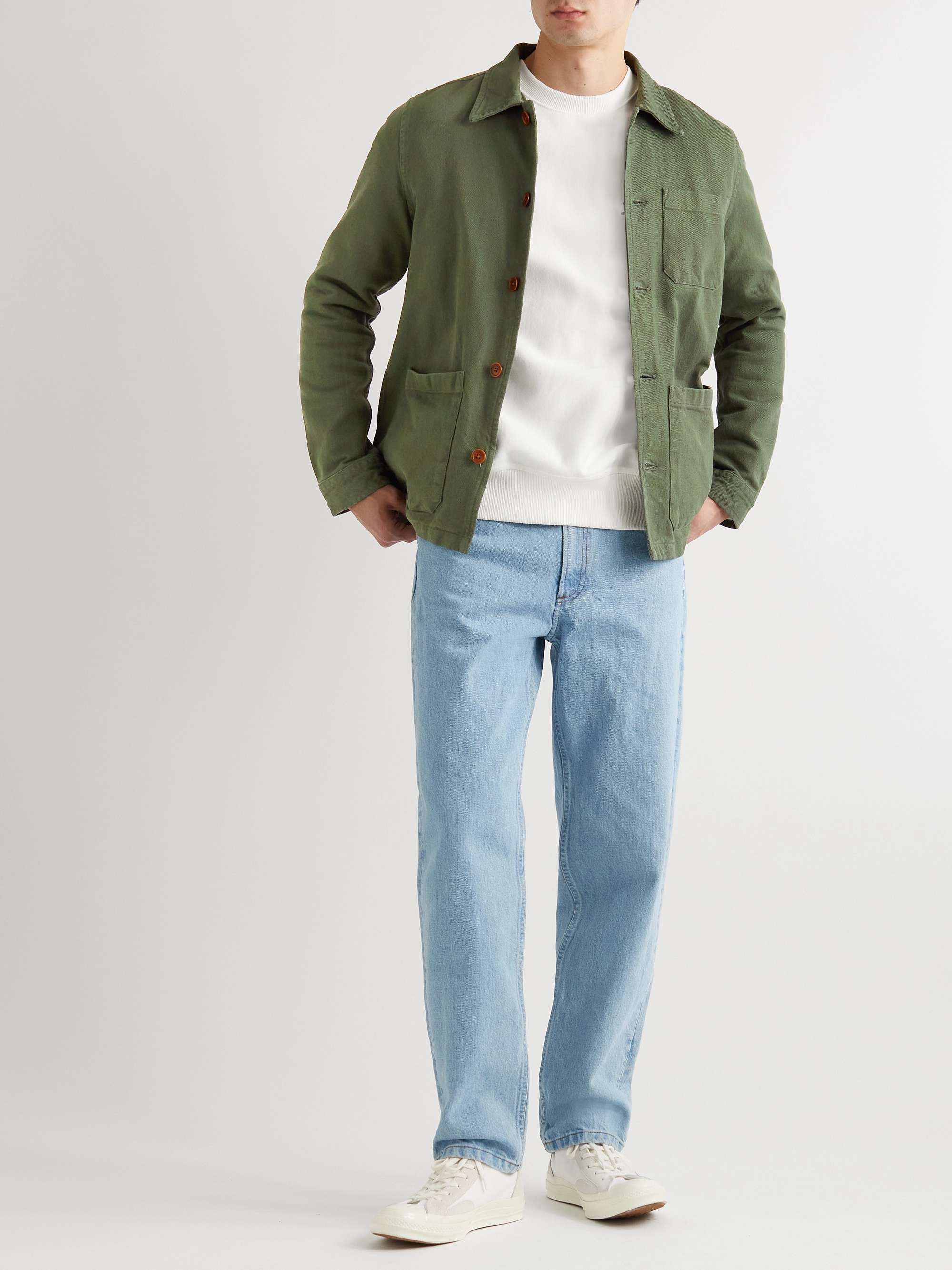 NUDIE JEANS Barney Organic Cotton-Twill Jacket