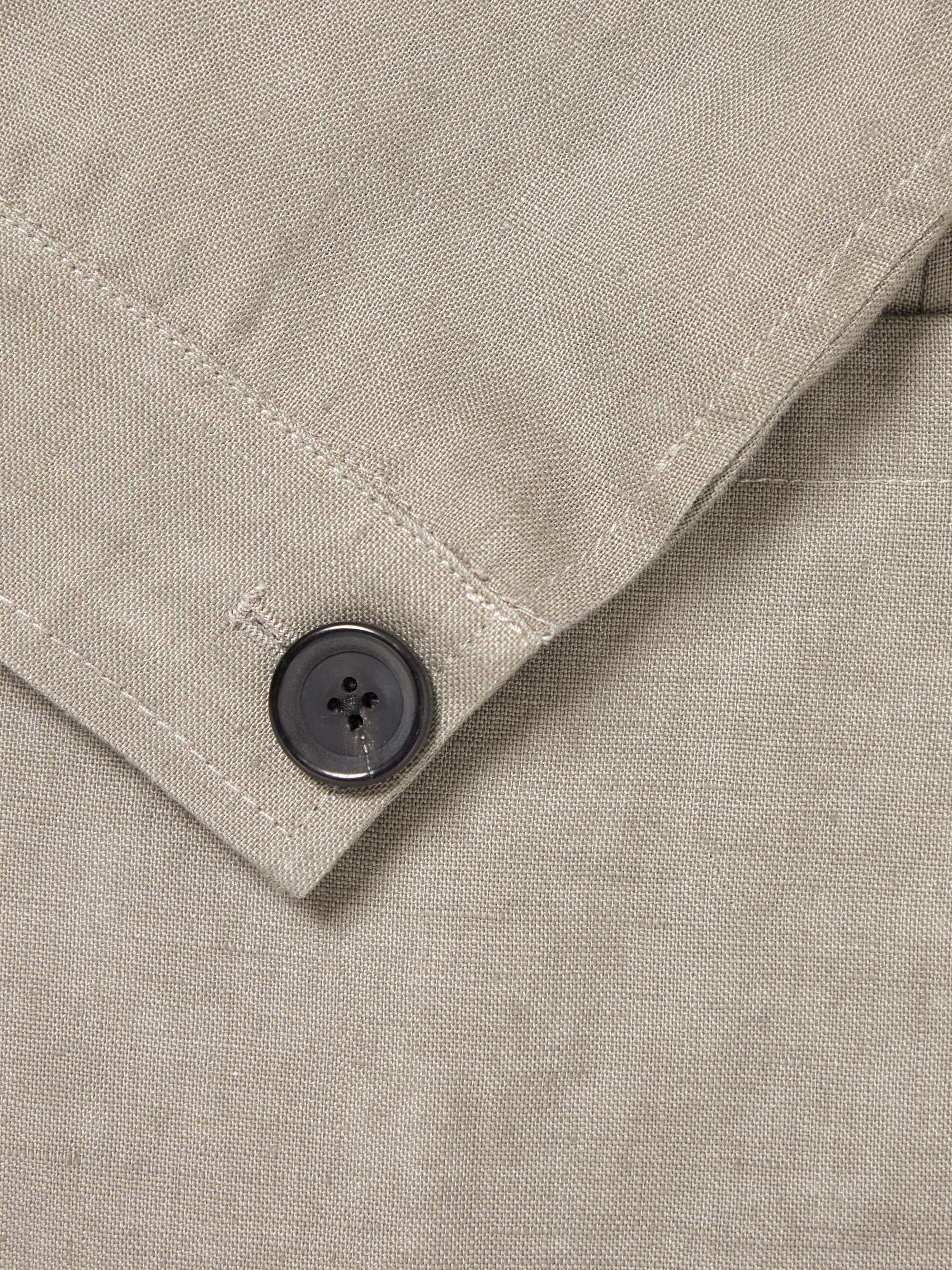OLIVER SPENCER Fairway Unstructured Cotton-Blend Suit Jacket