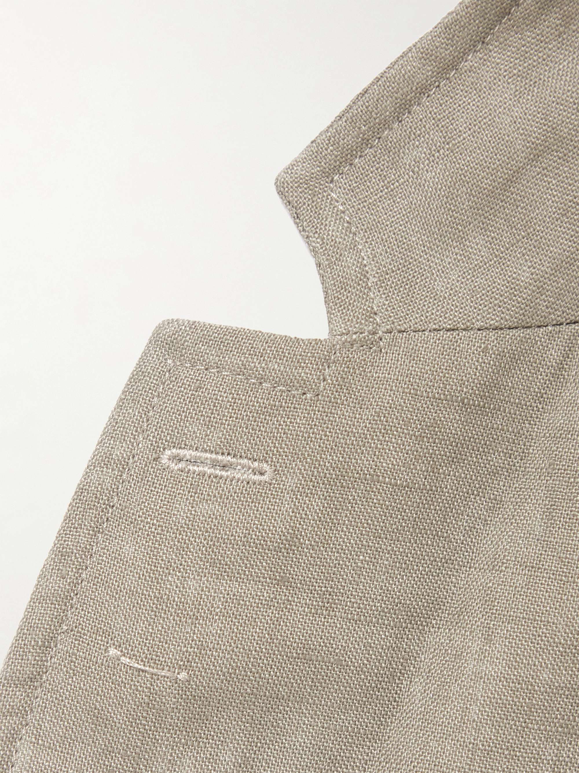 OLIVER SPENCER Fairway Unstructured Cotton-Blend Suit Jacket