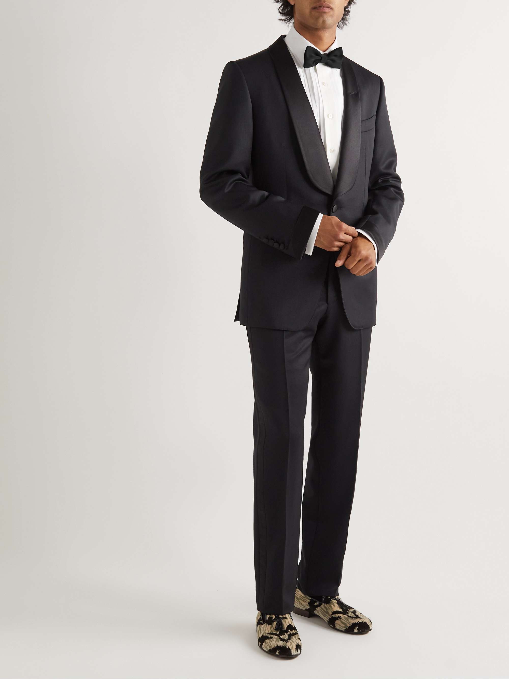 TOM FORD O'Connor Slim-Fit Grain de Poudre Wool and Mohair-Blend Tuxedo ...