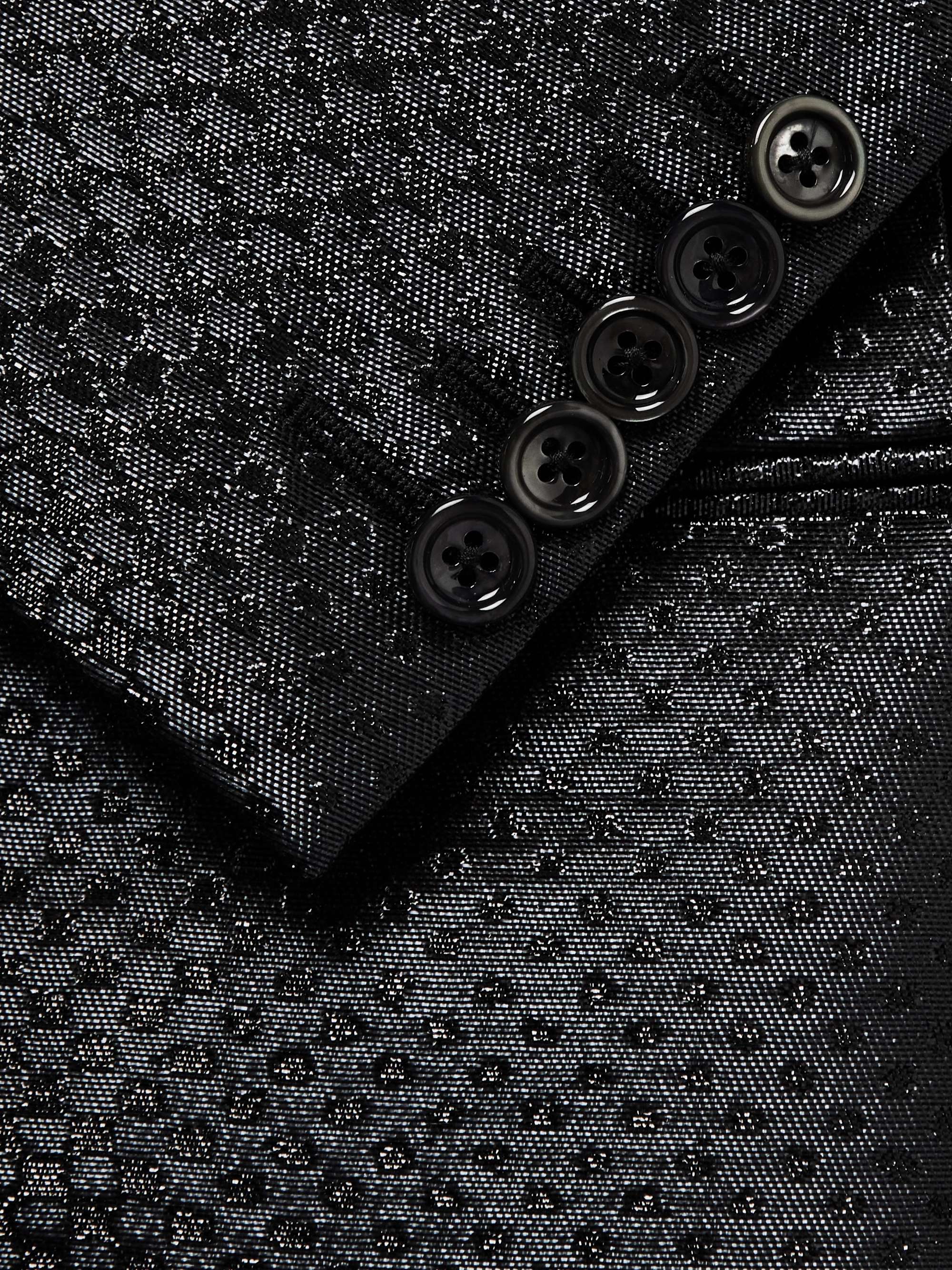 TOM FORD Slim-Fit Metallic Jacquard Tuxedo Jacket