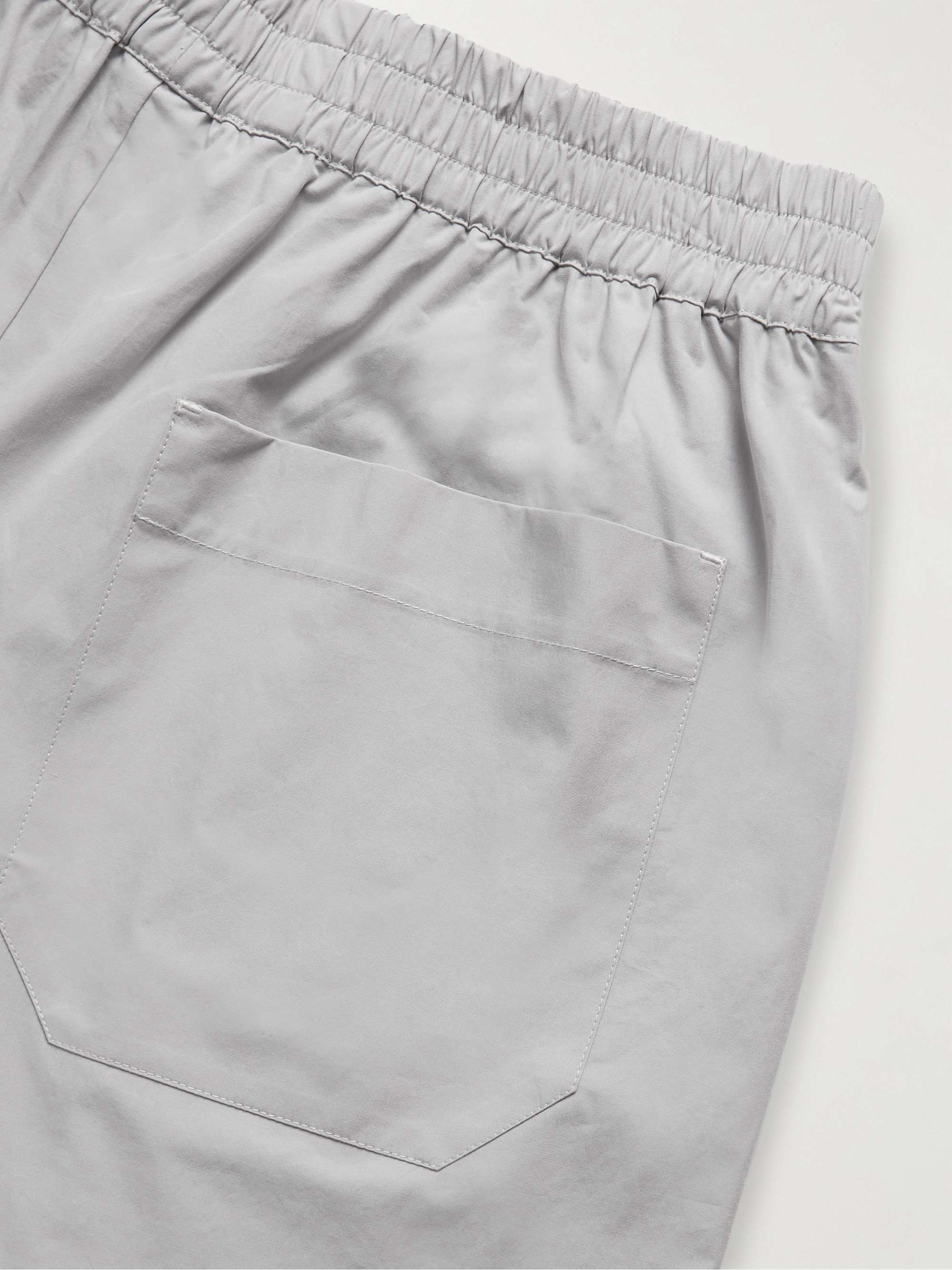 STUDIO NICHOLSON Kite Wide-Leg Cotton-Poplin Shorts