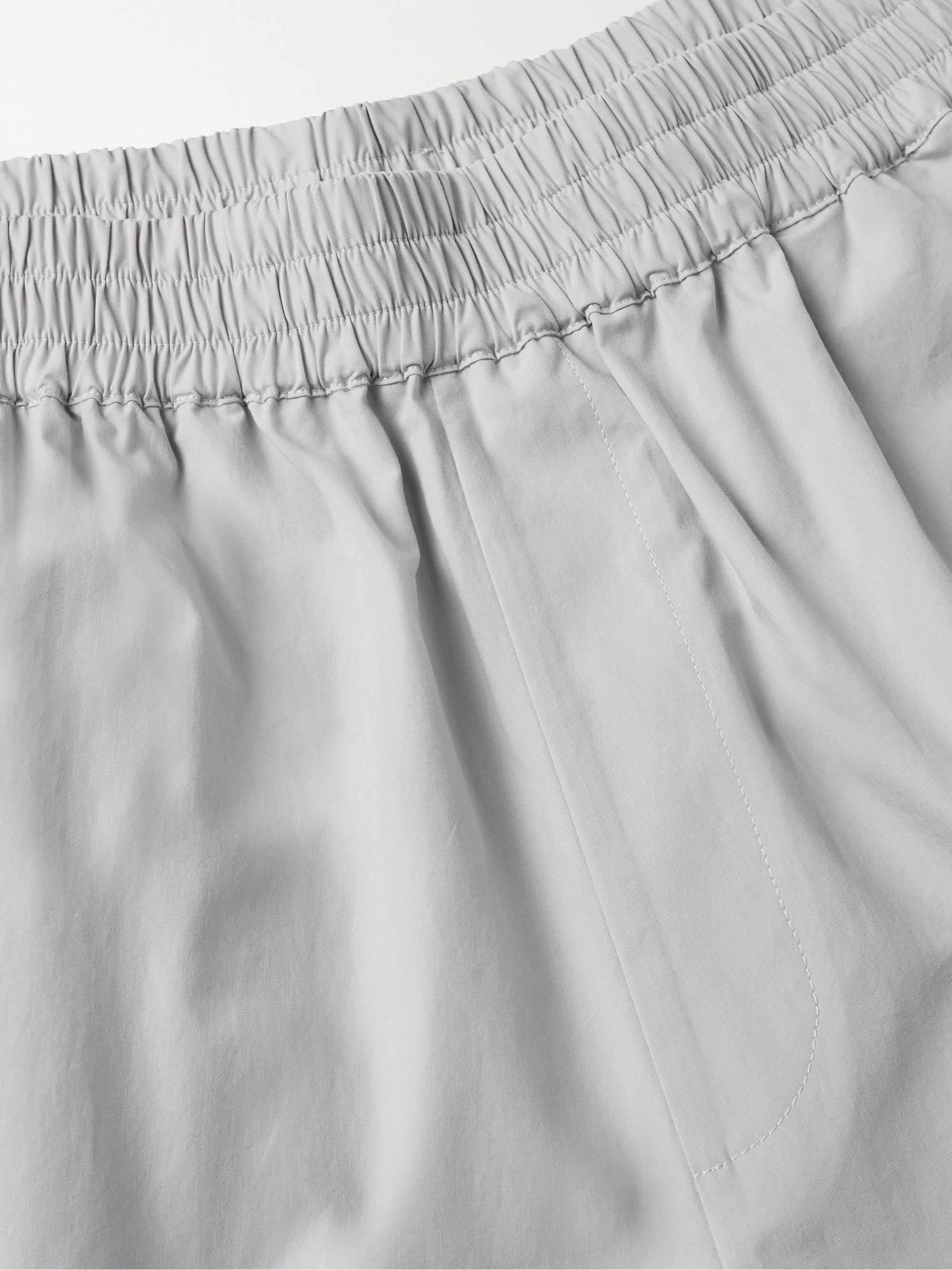 STUDIO NICHOLSON Kite Wide-Leg Cotton-Poplin Shorts