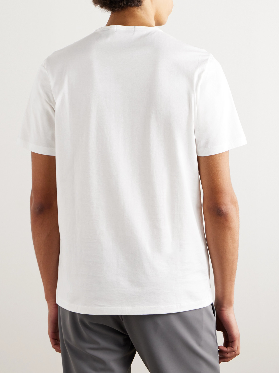 Shop Theory Cotton-jersey T-shirt In White