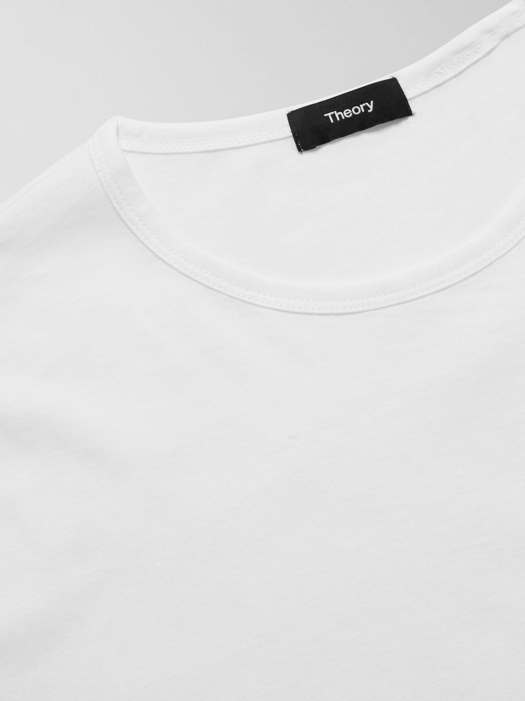THEORY Precise Cotton-Jersey T-Shirt