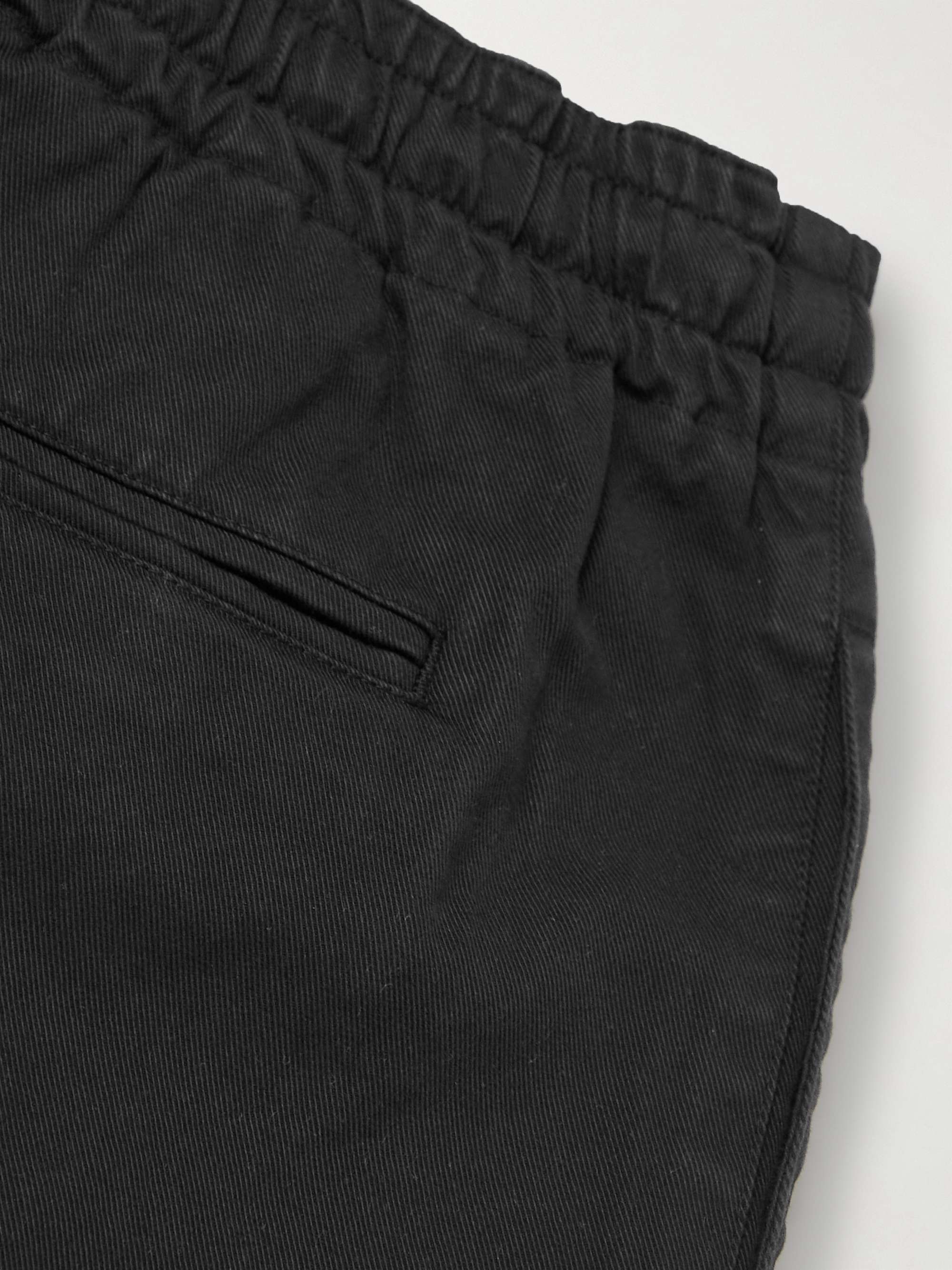 YMC Cotton-Blend Twill Drawstring Shorts