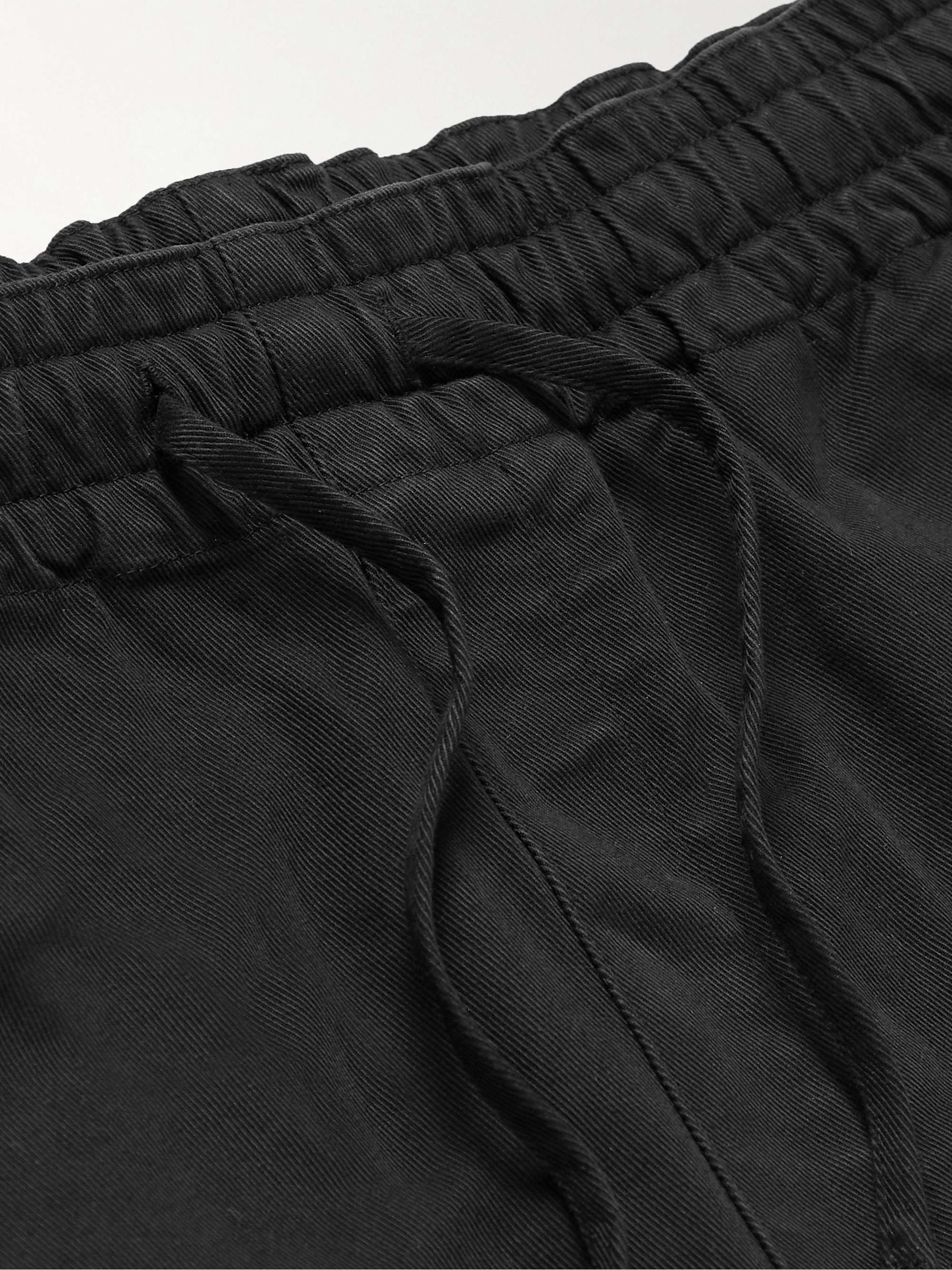 YMC Cotton-Blend Twill Drawstring Shorts