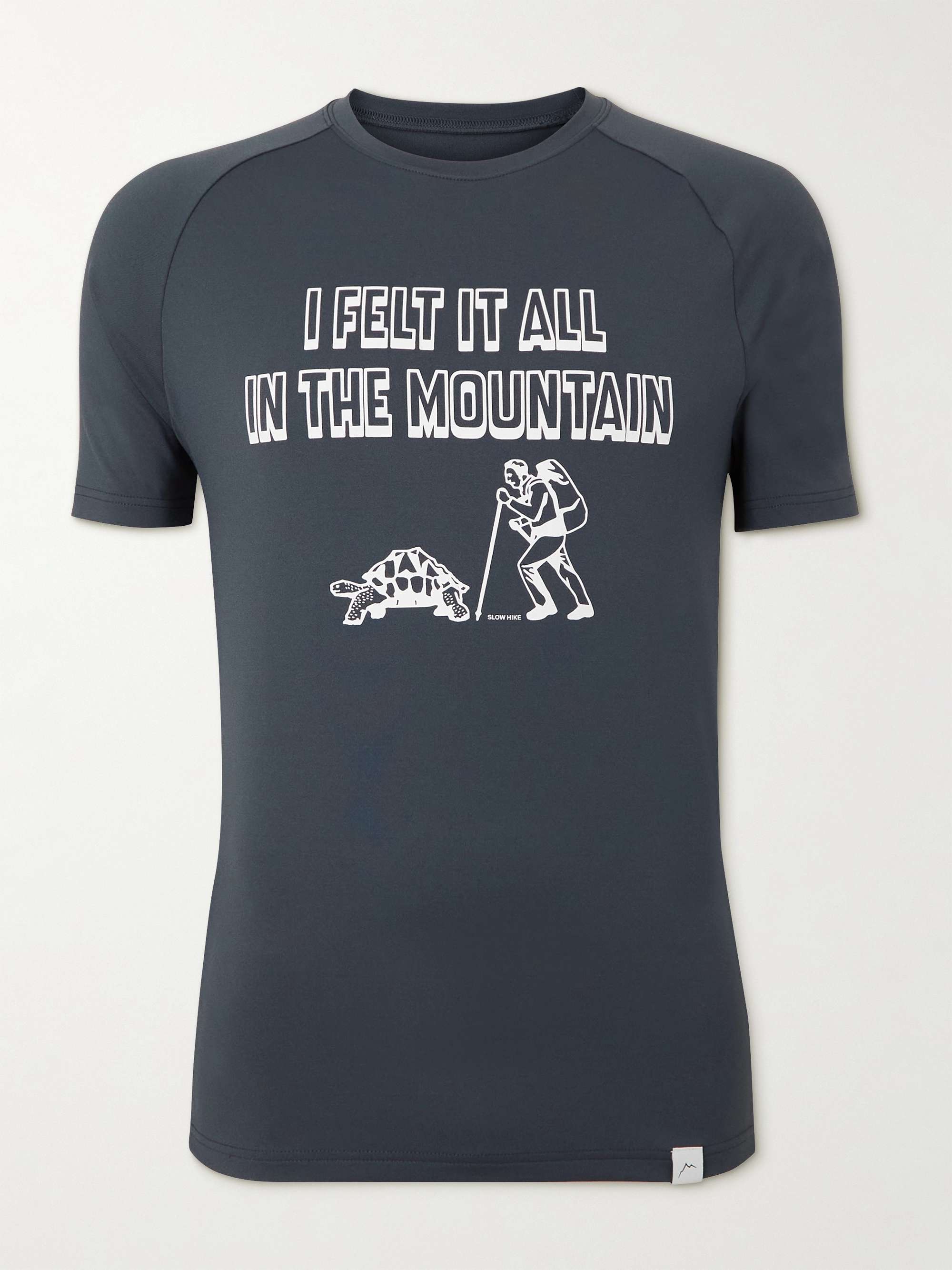 CAYL Felt It Printed Stretch-Jersey T-Shirt