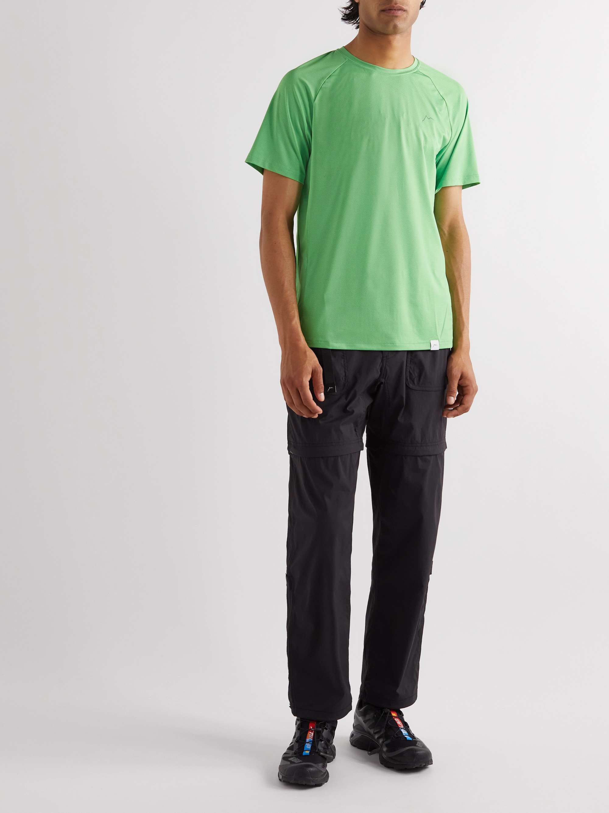 CAYL 2Way Tapered Convertible Belted Nylon-Blend Trousers