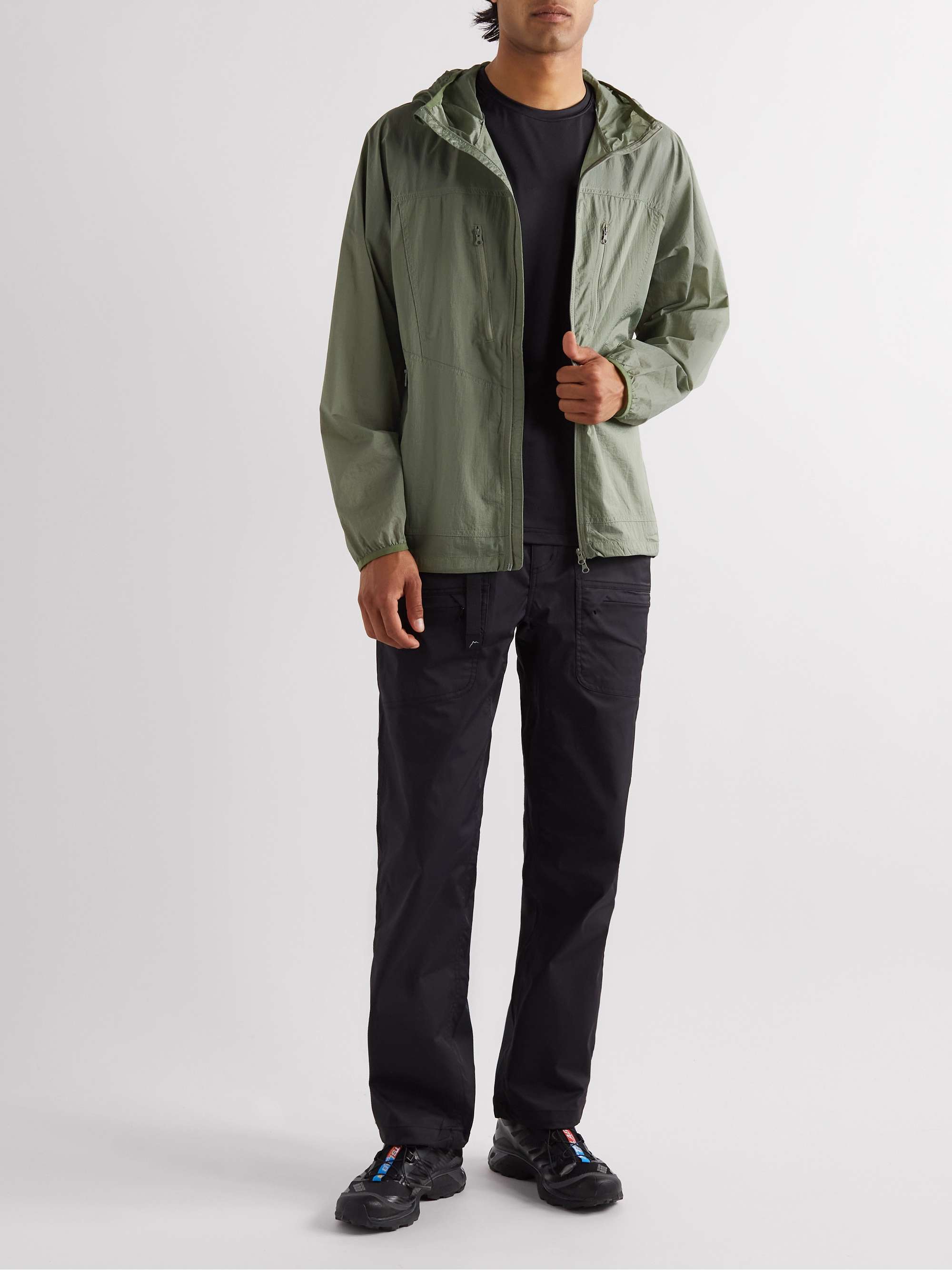 CAYL Reflect Coated-Nylon Hooded Jacket