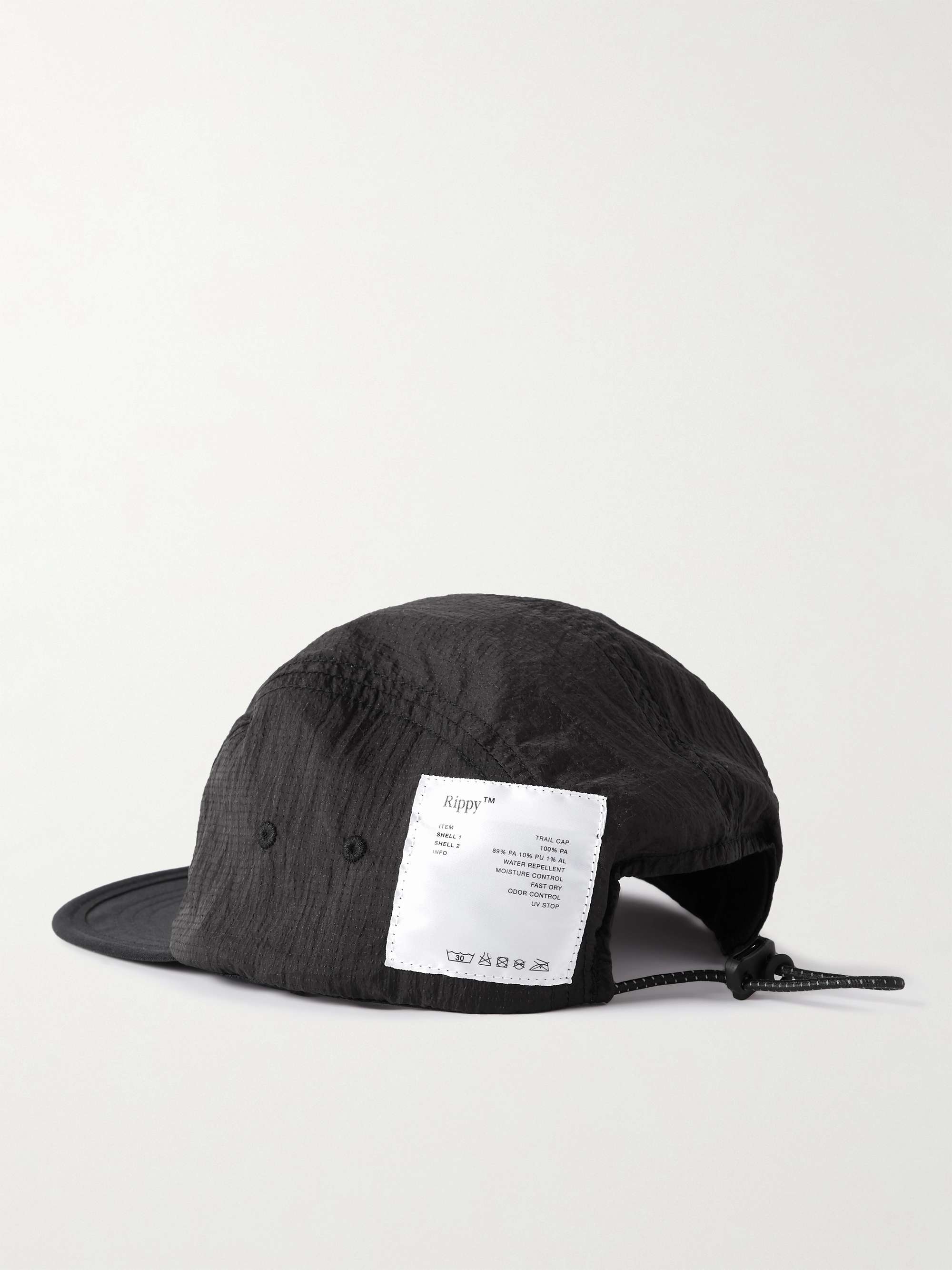 SATISFY Rippy Logo-Appliquéd Panelled Ripstop and Shell Cap