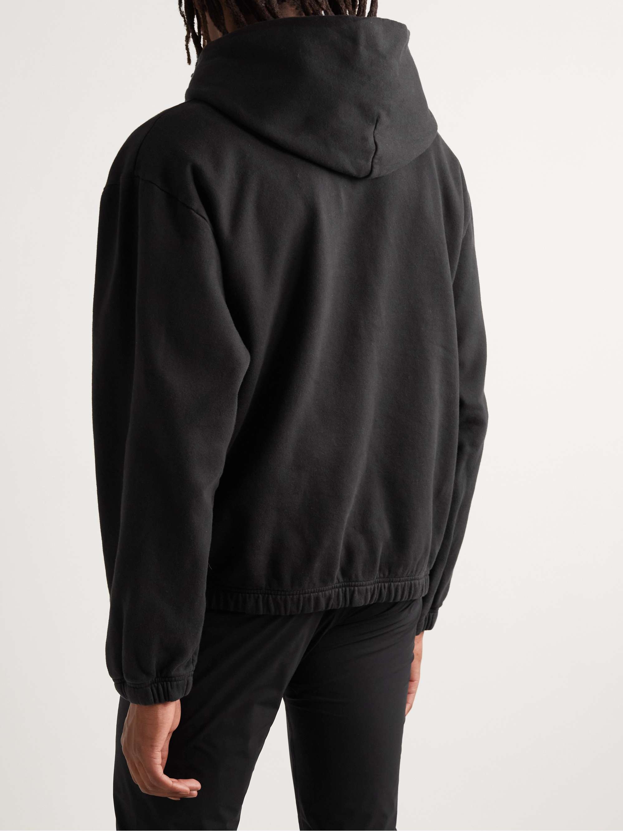 SATISFY Logo-Print Organic Cotton-Jersey Hoodie