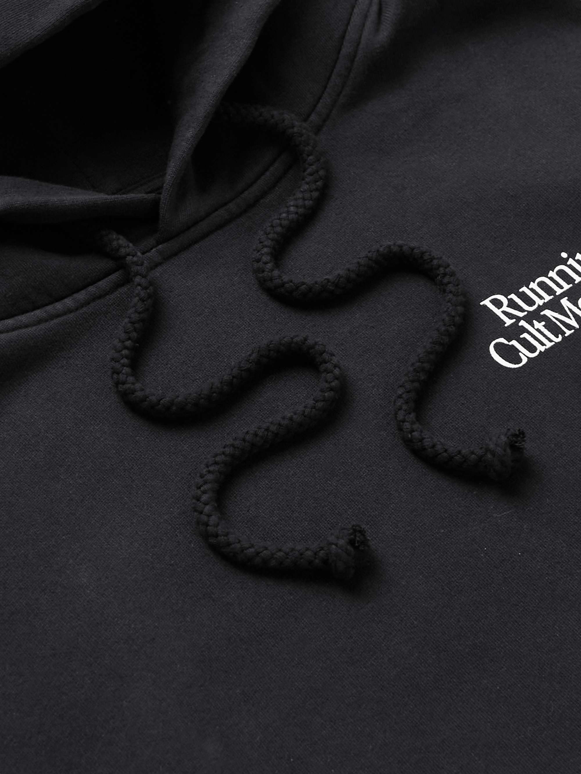 SATISFY Logo-Print Organic Cotton-Jersey Hoodie