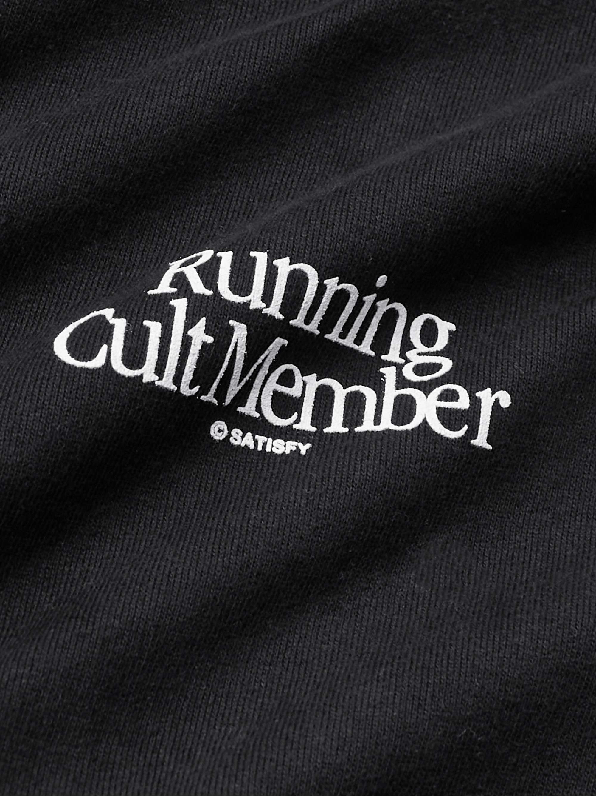 SATISFY Logo-Print Organic Cotton-Jersey Hoodie