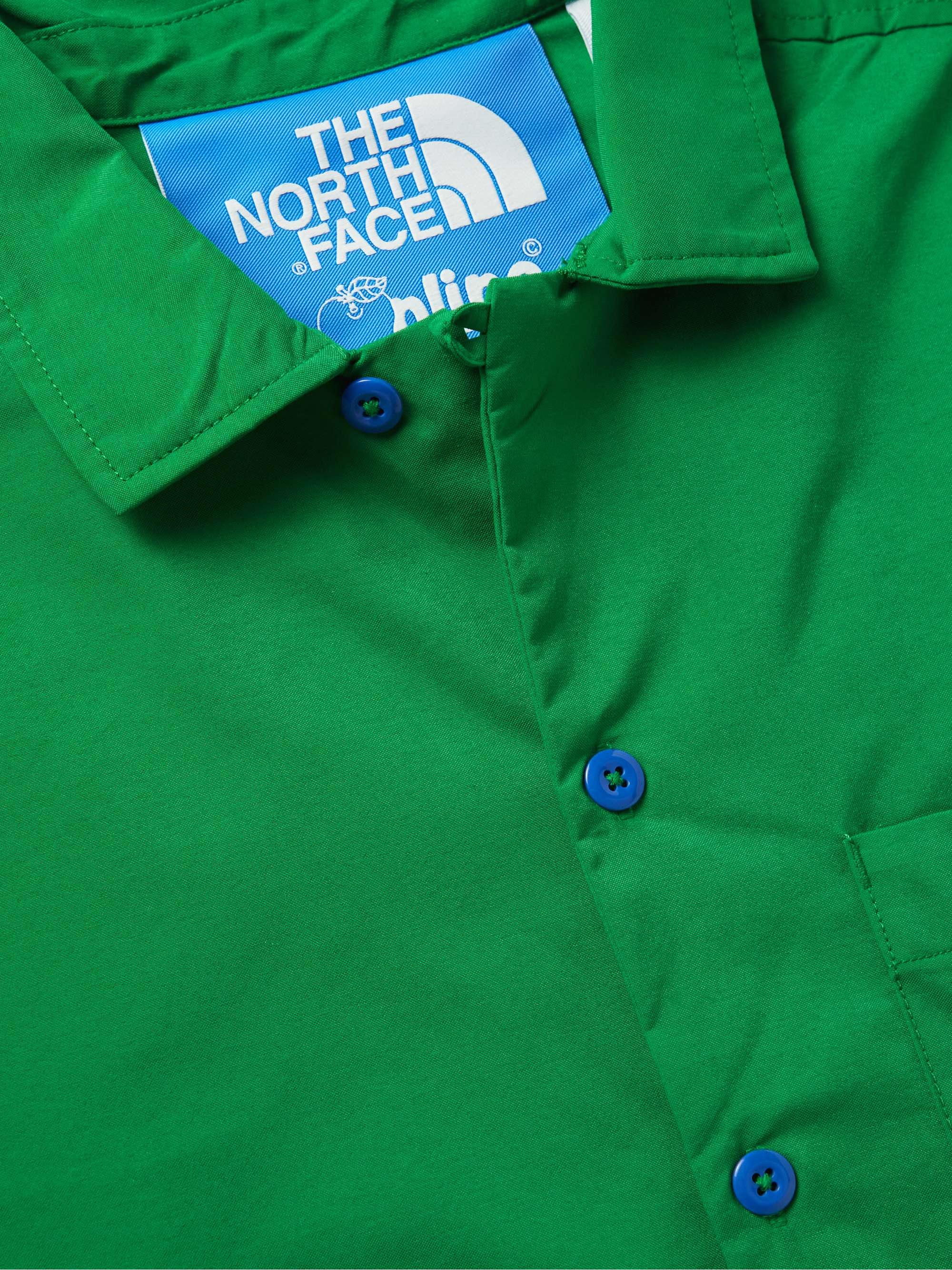 THE NORTH FACE + Online Ceramics Convertible-Collar Printed Nylon Shirt