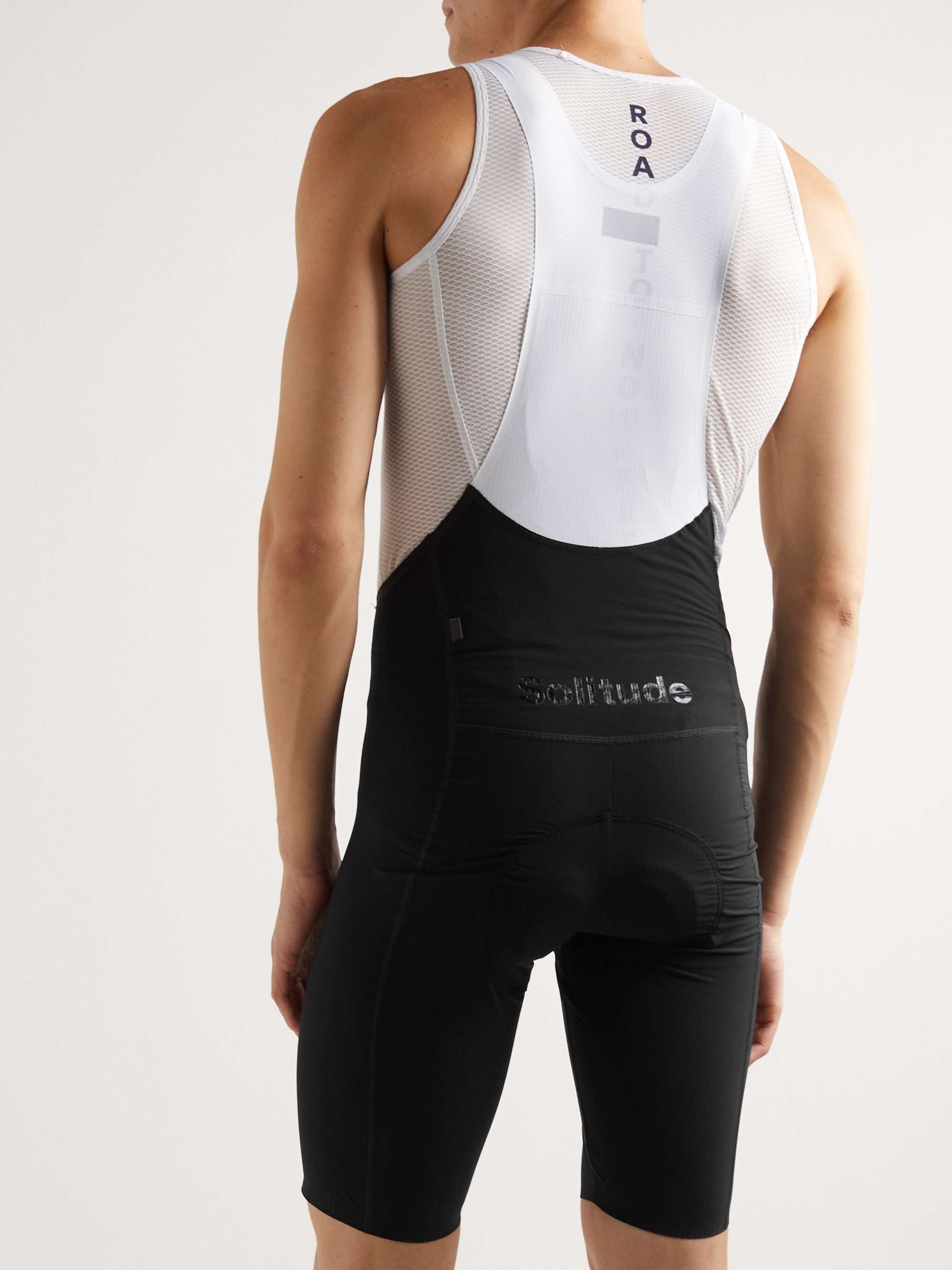 PAS NORMAL STUDIOS Solitude Logo-Print Stretch-Jersey Cycling Bib Shorts