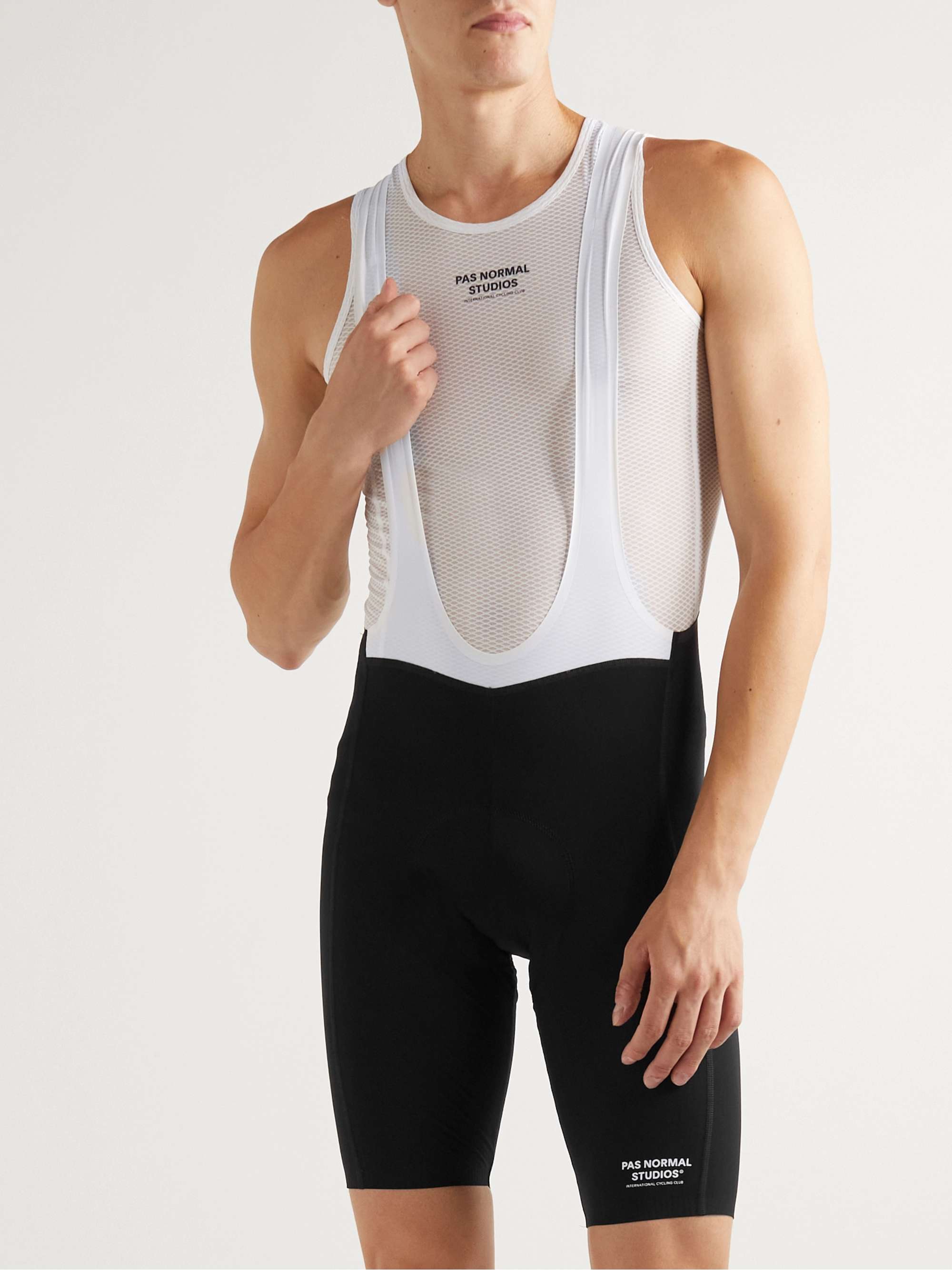 PAS NORMAL STUDIOS Solitude Logo-Print Stretch-Jersey Cycling Bib Shorts