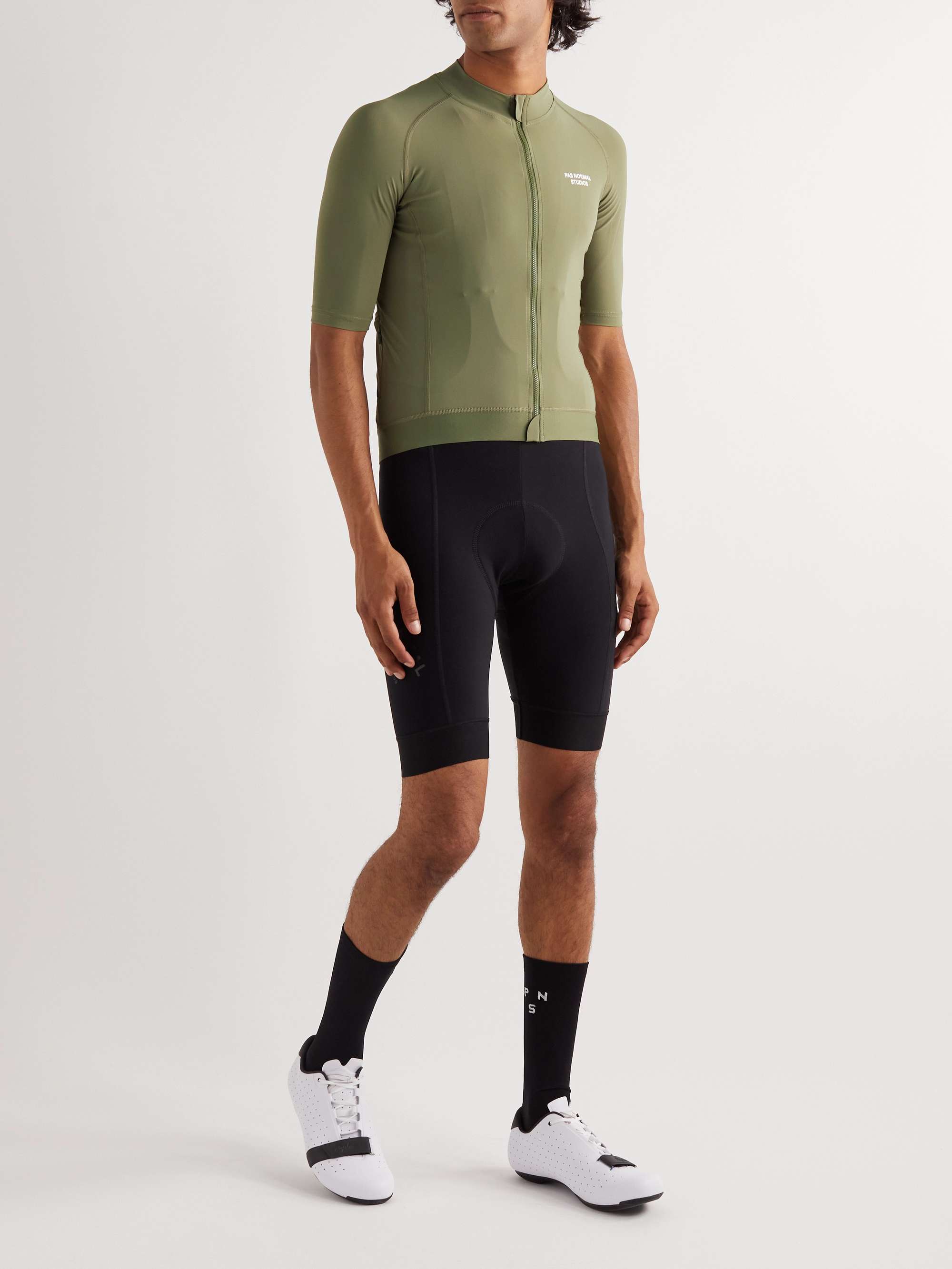 PAS NORMAL STUDIOS Essential Logo-Print Cycling Jersey