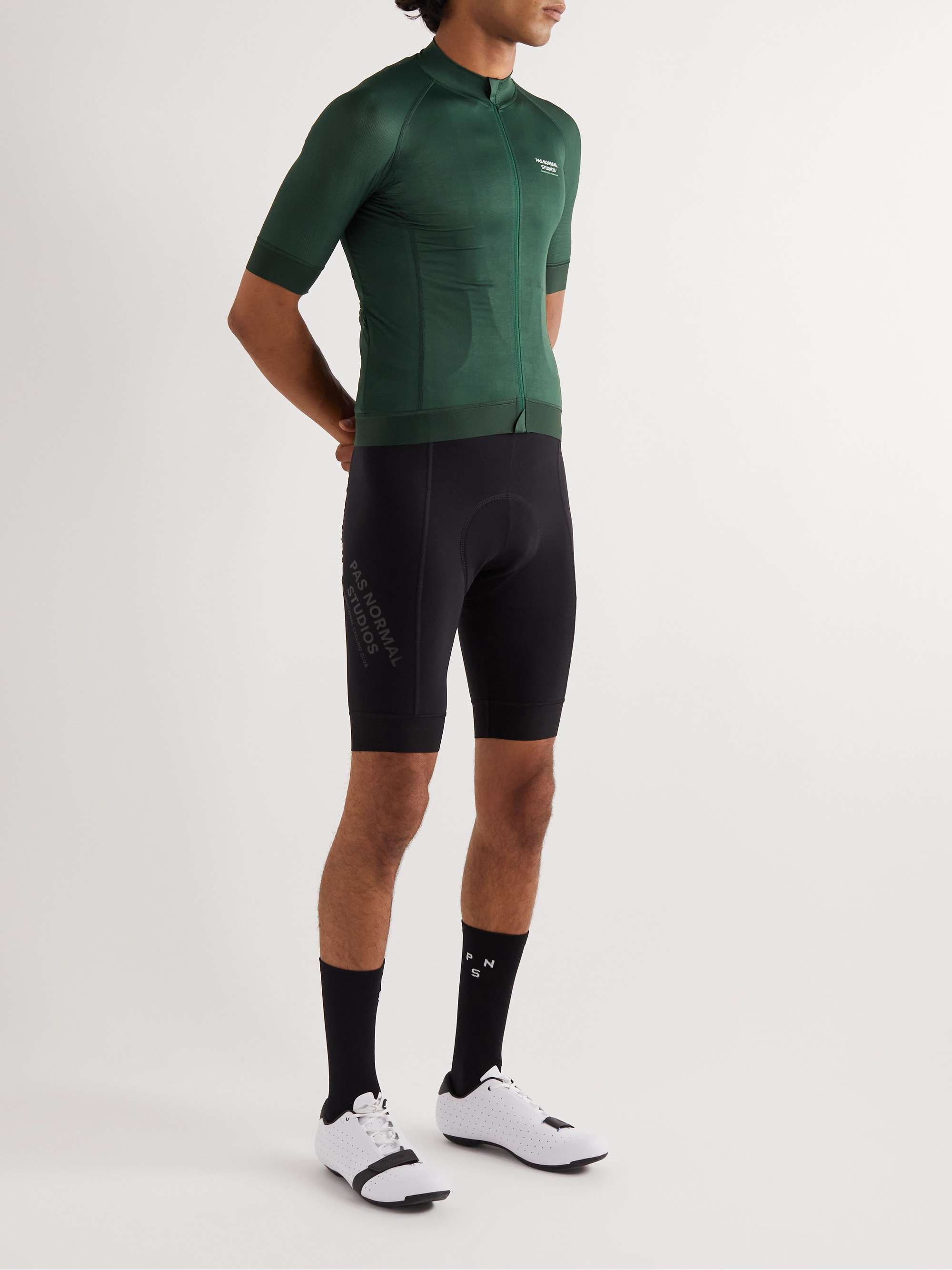 PAS NORMAL STUDIOS Mechanism Logo-Print Cycling Jersey