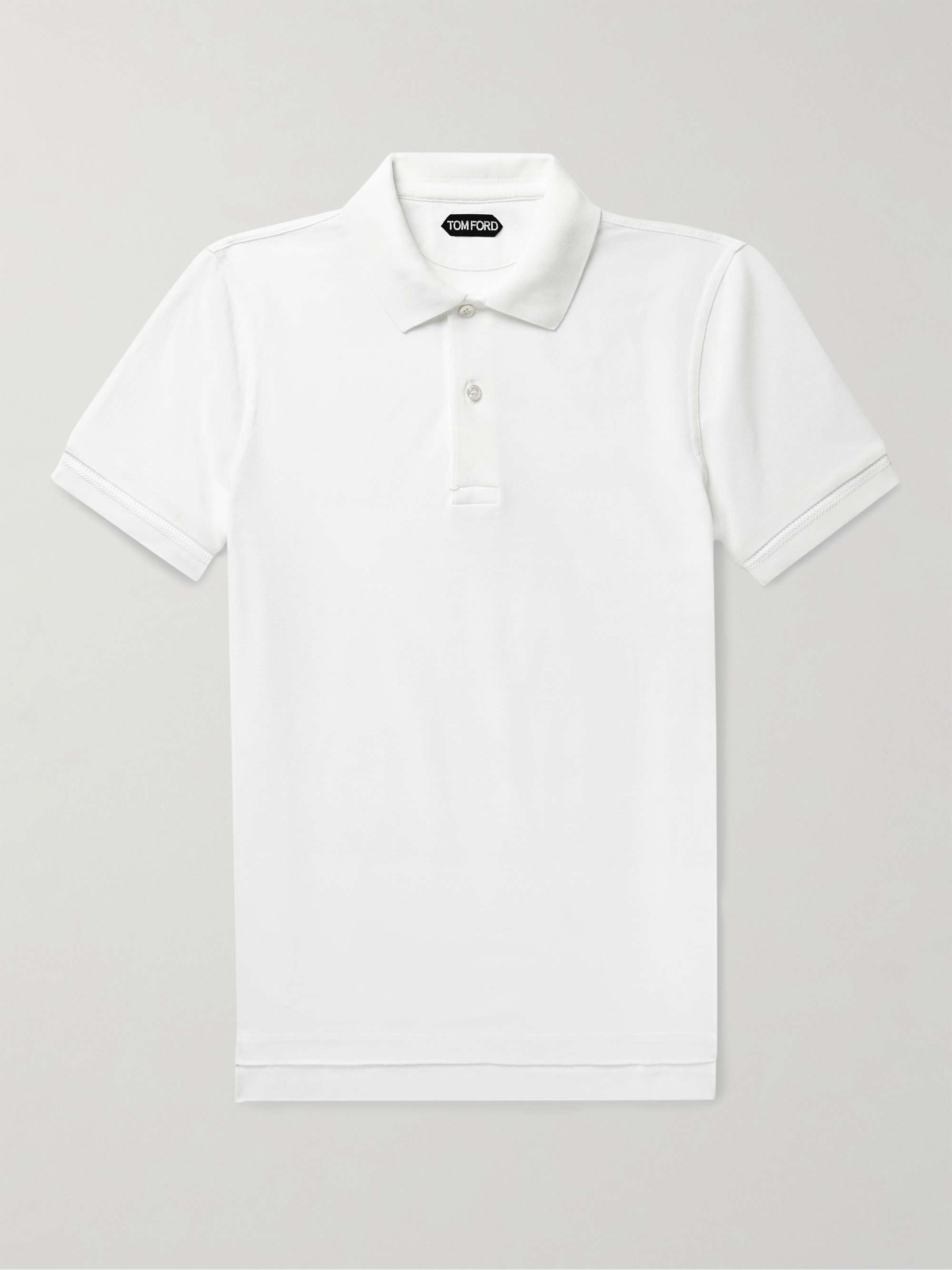 TOM FORD Cotton-Pique Polo Shirt